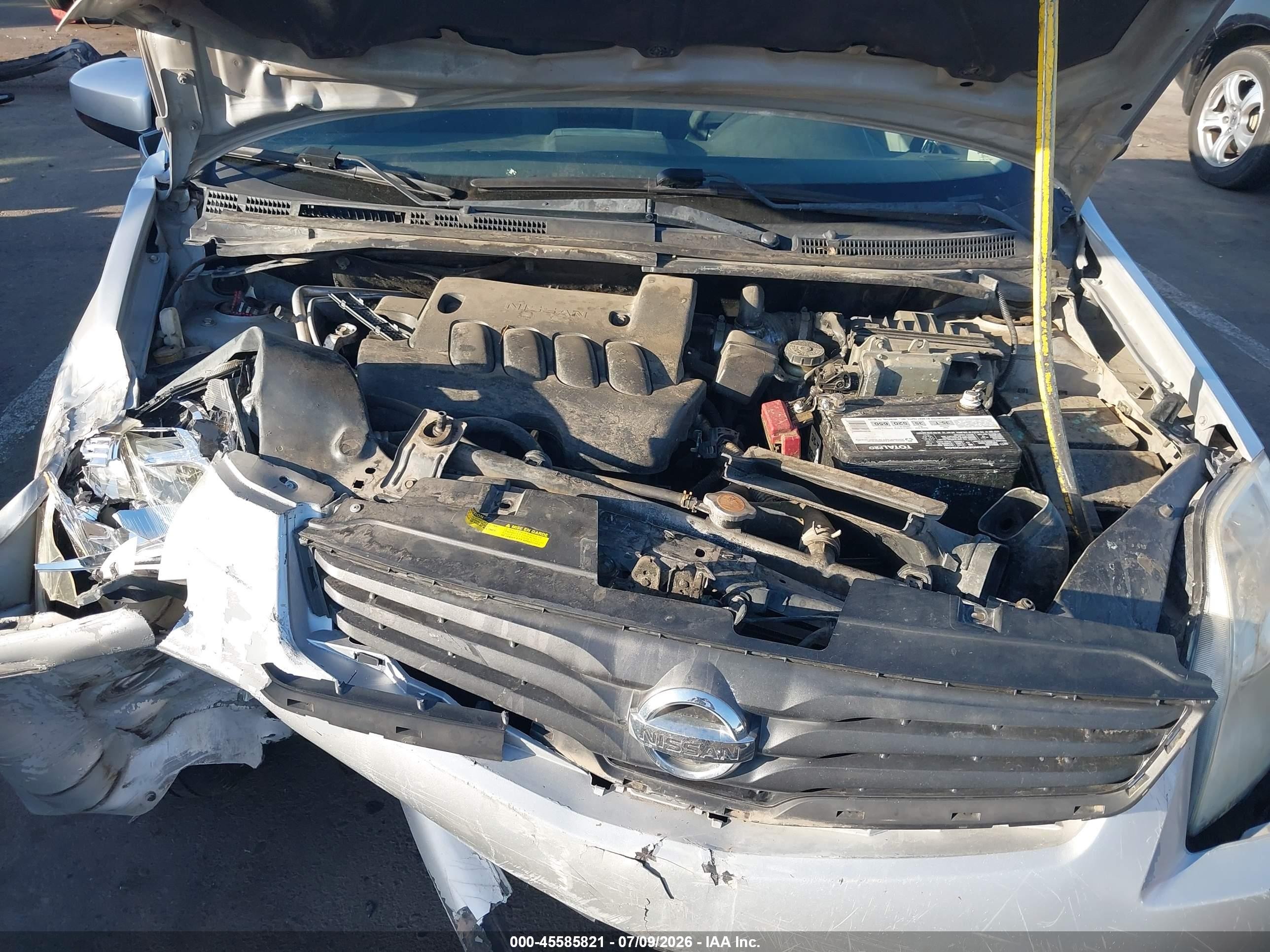 2011 Nissan Sentra 2.0s Silver vin: 3N1AB6AP3BL692437