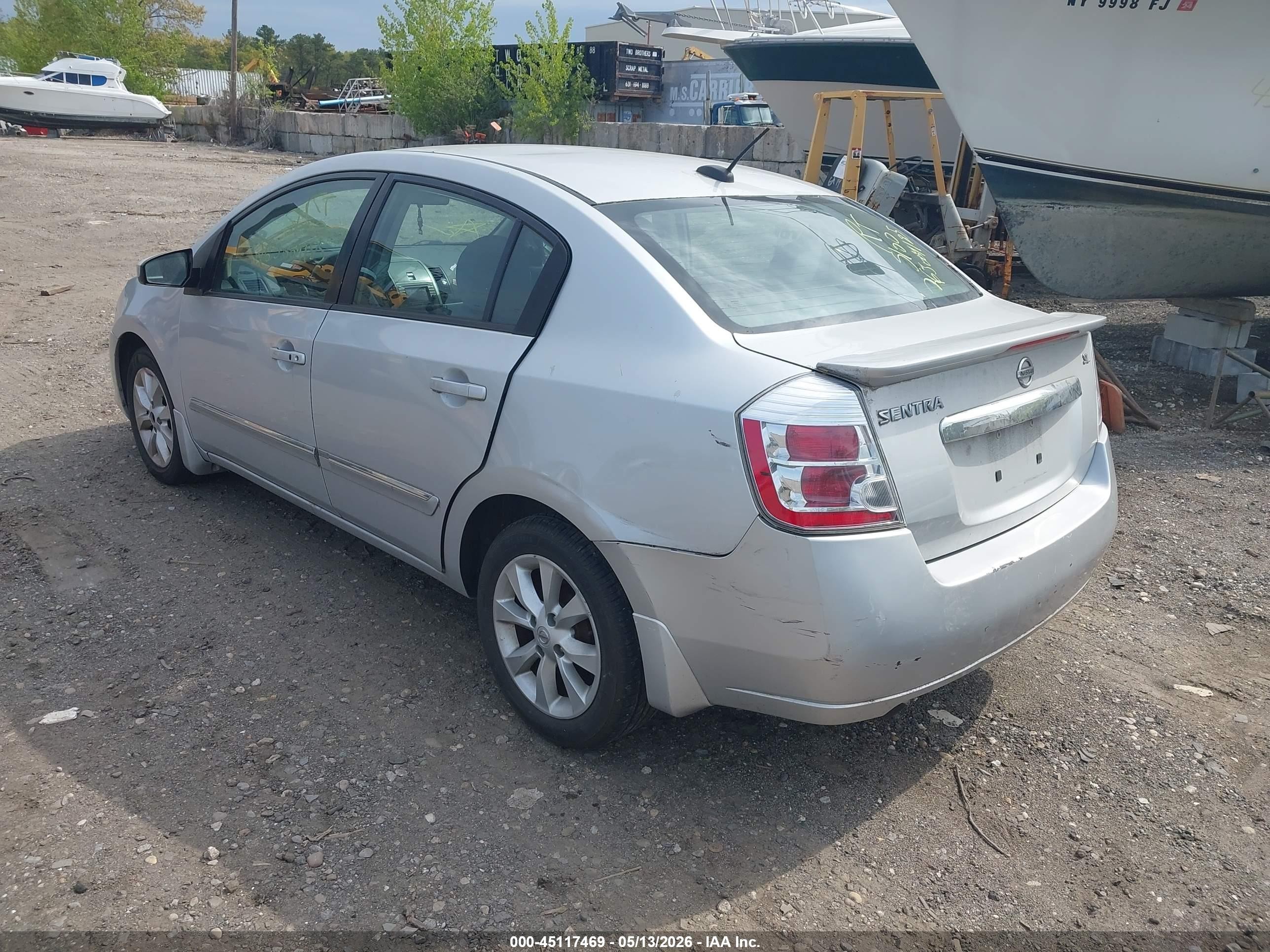 2011 Nissan Sentra 2.0sl Silver vin: 3N1AB6AP3BL704893