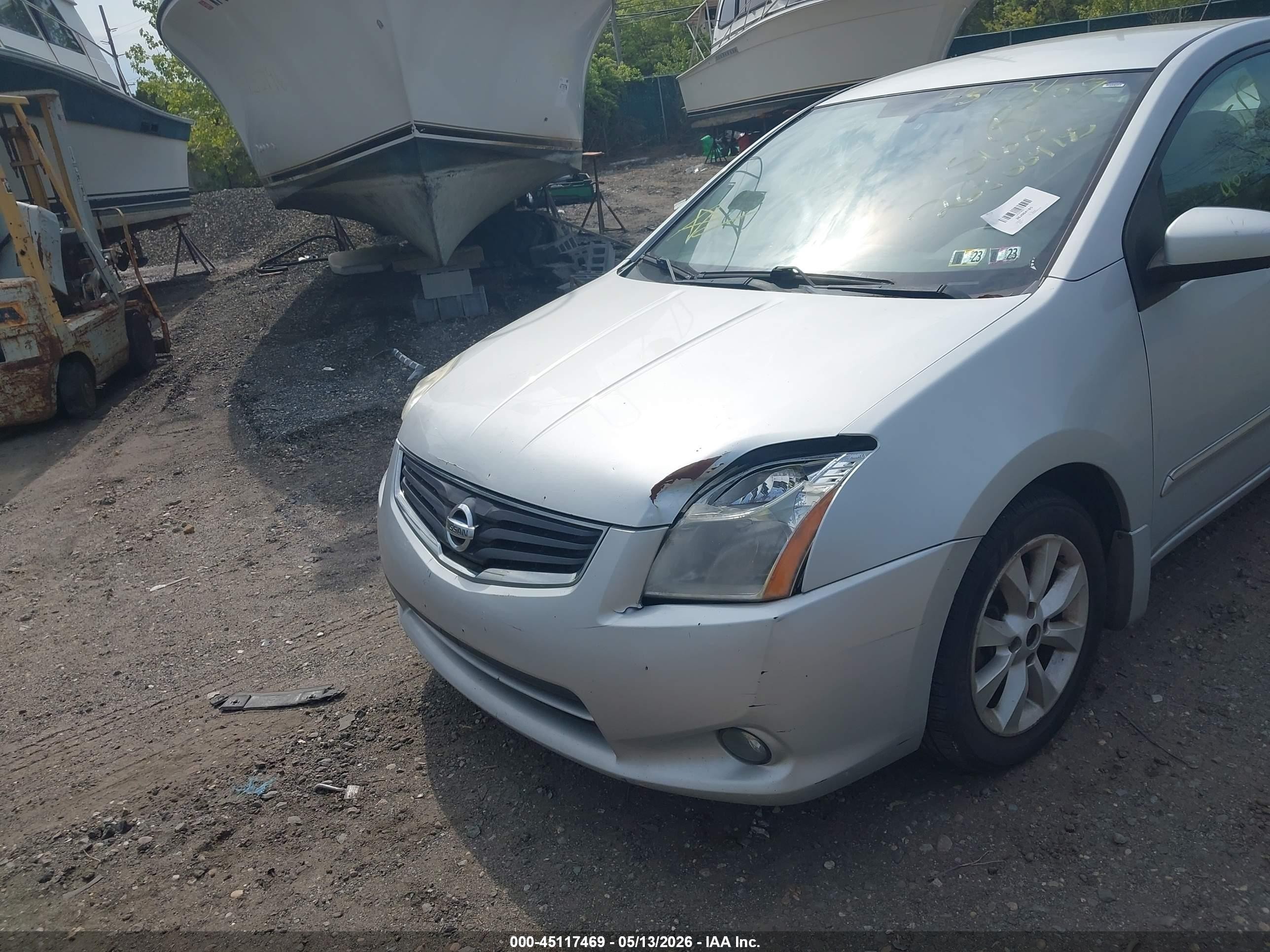 2011 Nissan Sentra 2.0sl Silver vin: 3N1AB6AP3BL704893