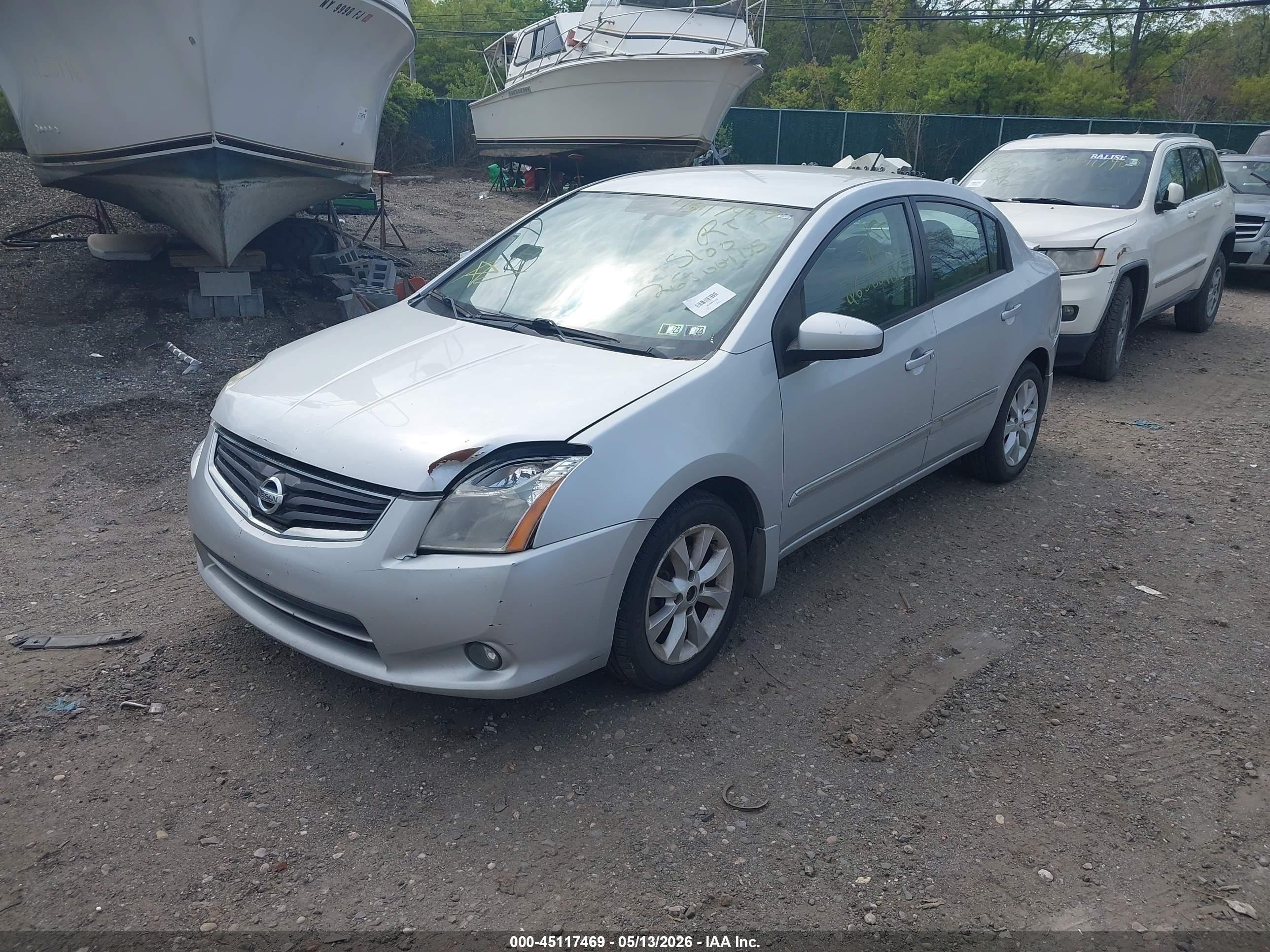 2011 Nissan Sentra 2.0sl Silver vin: 3N1AB6AP3BL704893