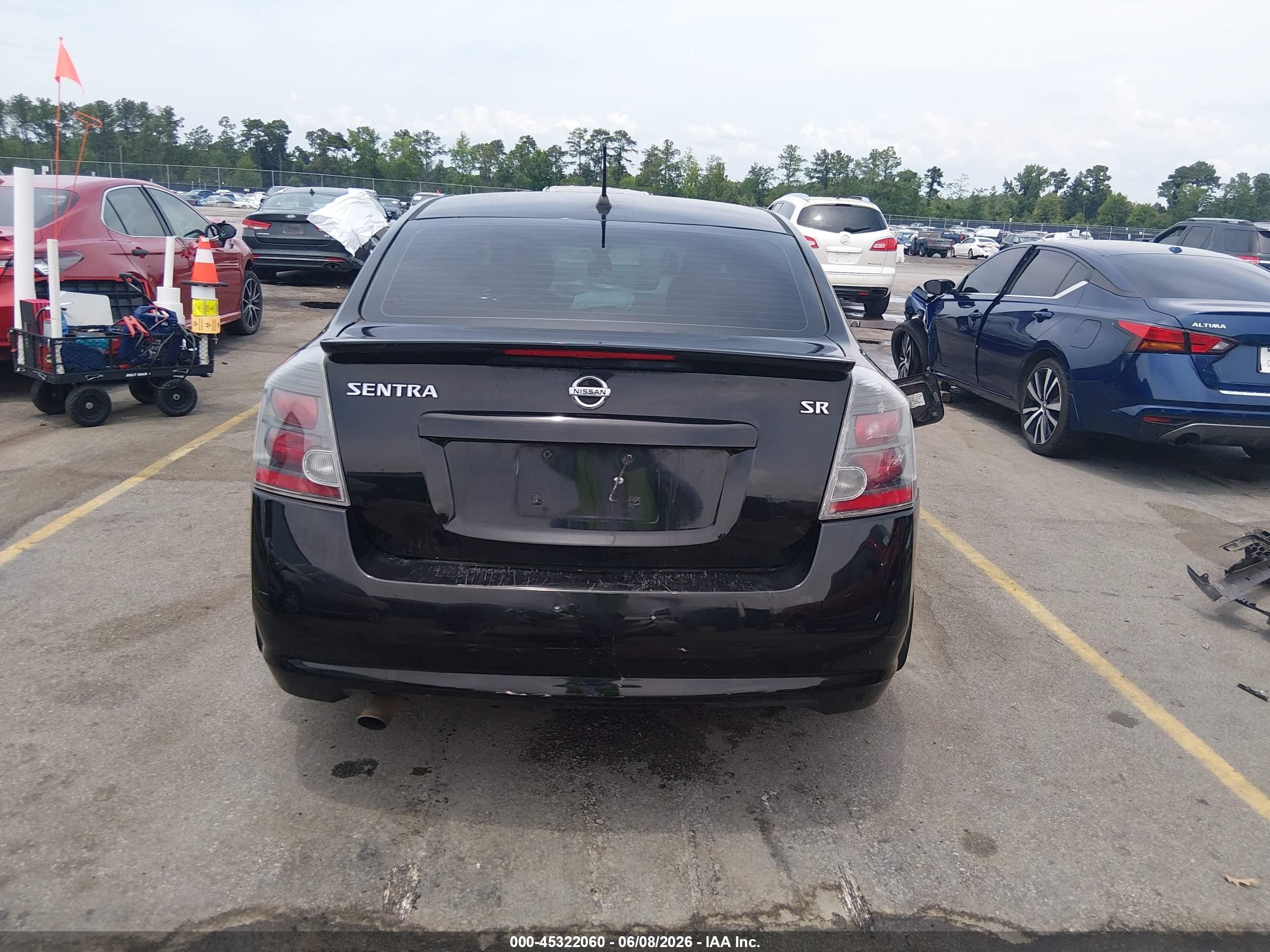 2011 Nissan Sentra 2.0sr Черный vin: 3N1AB6AP3BL713058