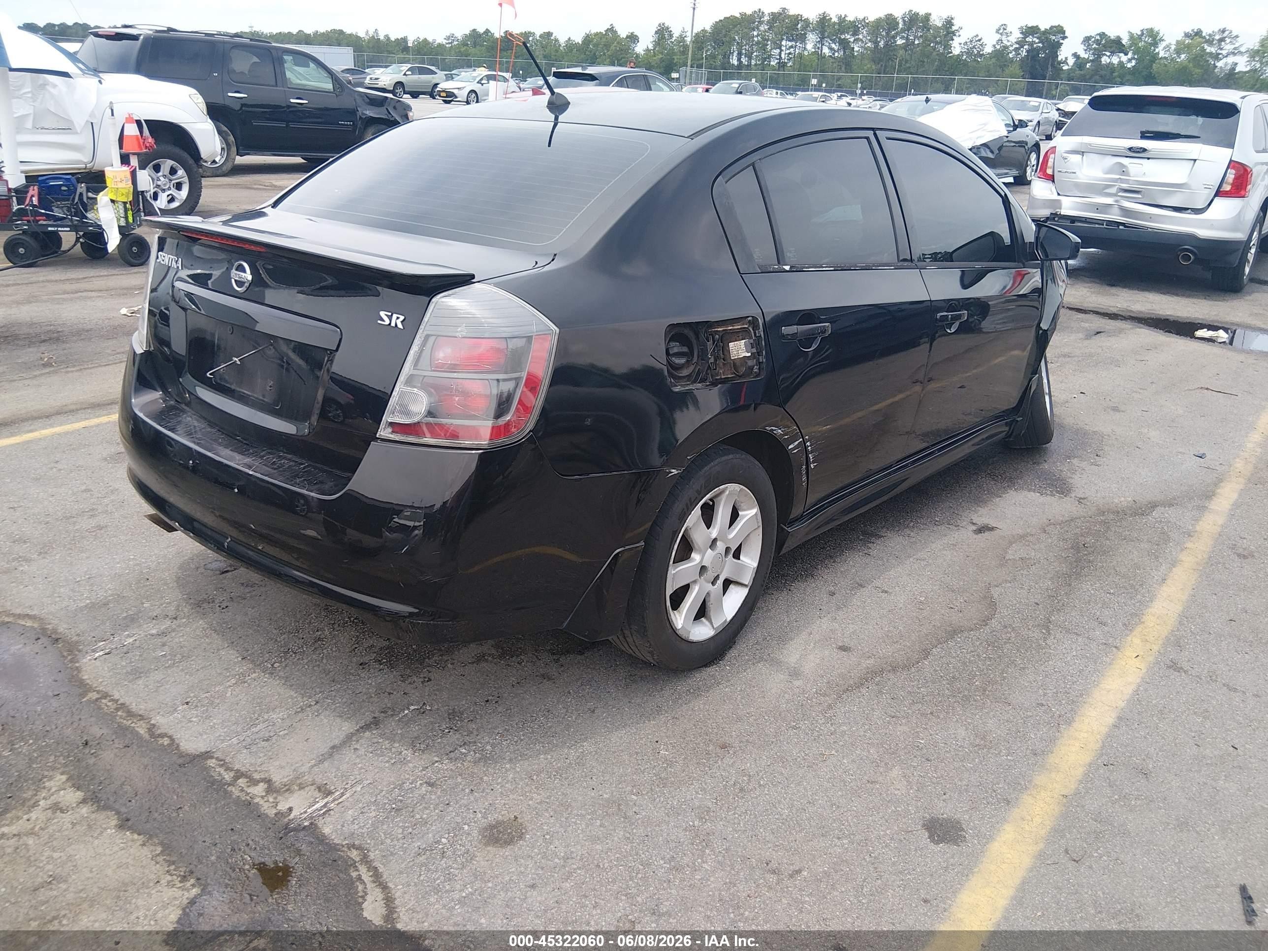 2011 Nissan Sentra 2.0sr Черный vin: 3N1AB6AP3BL713058
