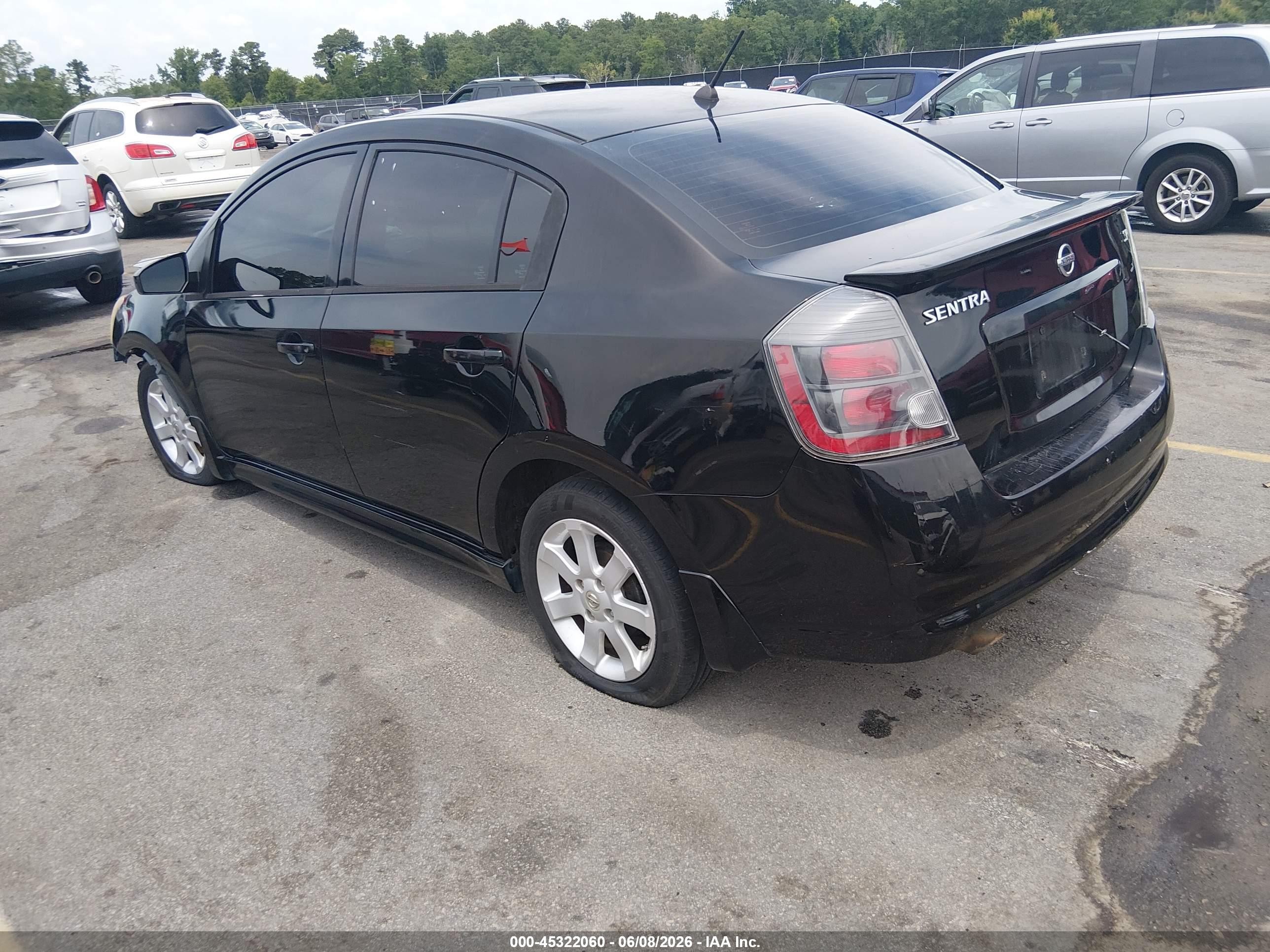 2011 Nissan Sentra 2.0sr Черный vin: 3N1AB6AP3BL713058