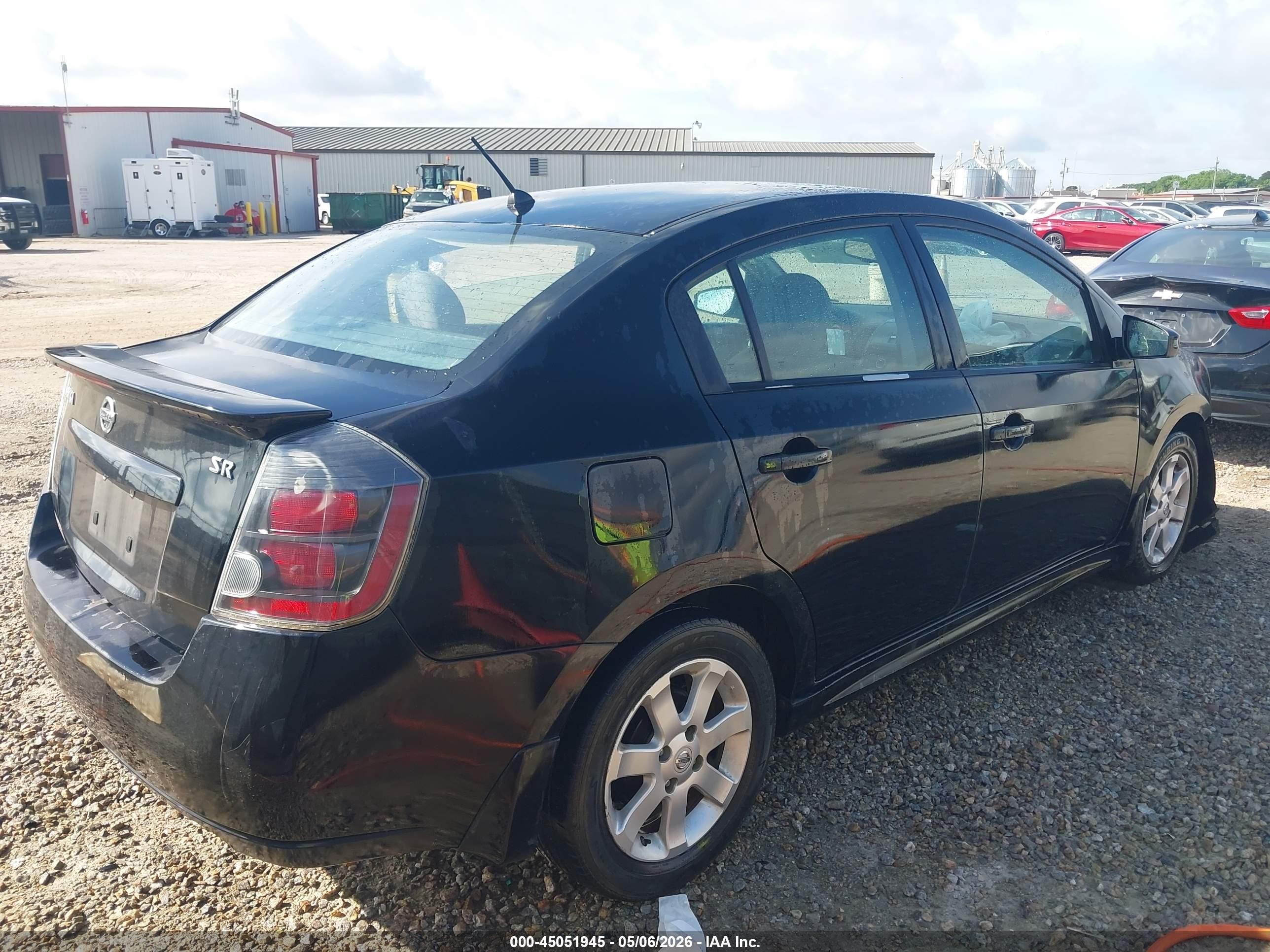 2011 Nissan Sentra 2.0sr Черный vin: 3N1AB6AP3BL714369