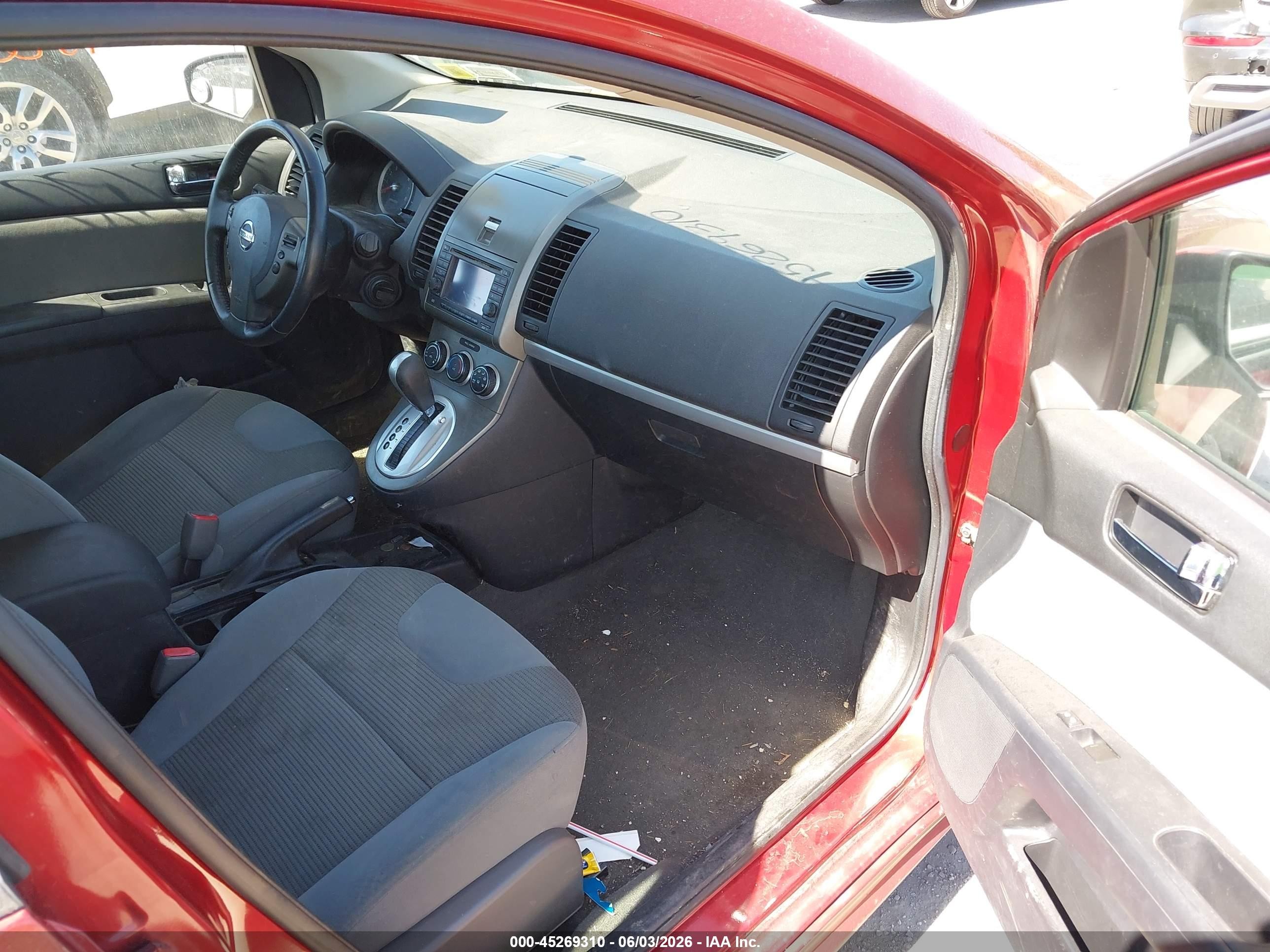 2011 Nissan Sentra 2.0sr Red vin: 3N1AB6AP3BL727039