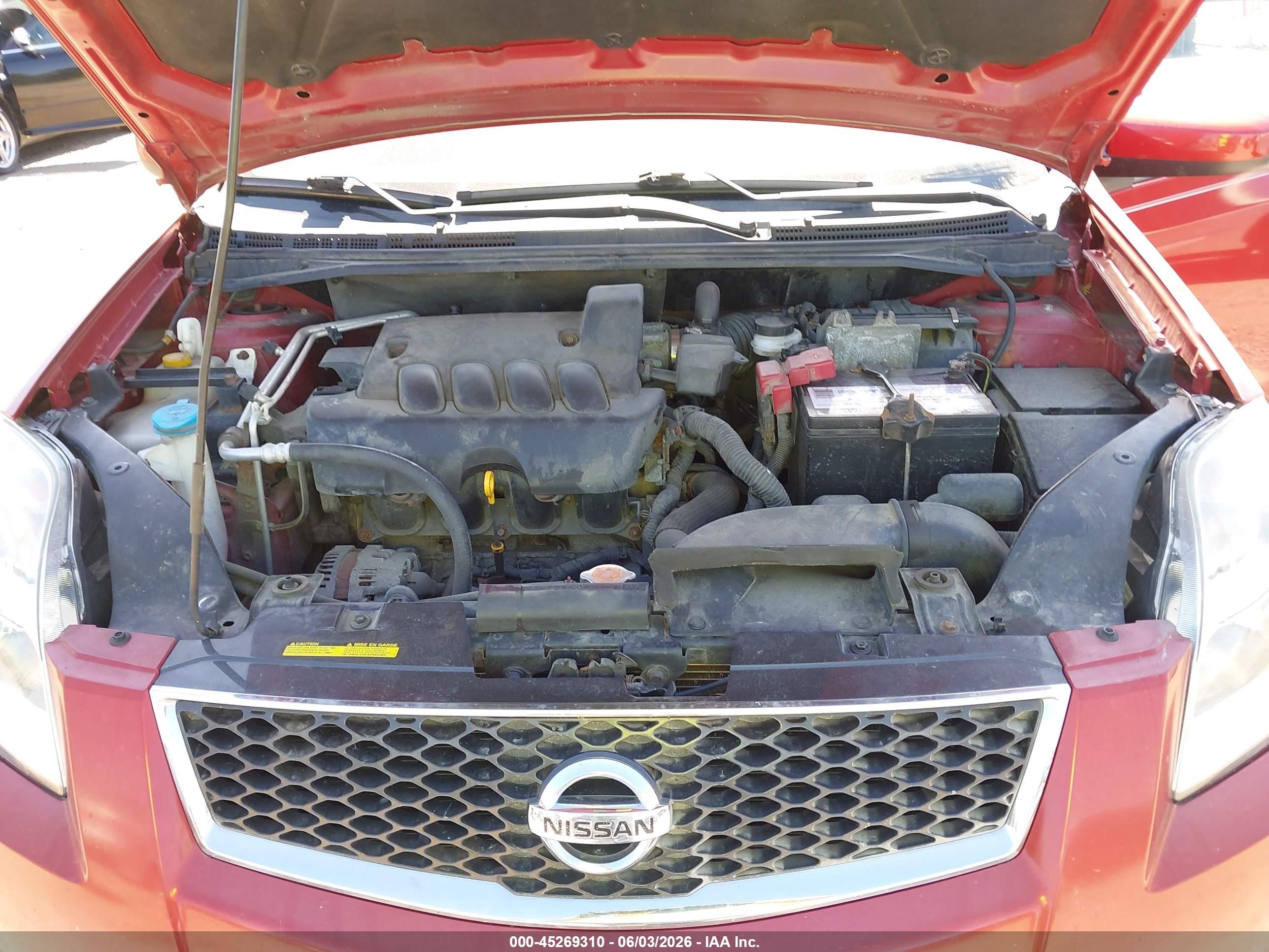 2011 Nissan Sentra 2.0sr Red vin: 3N1AB6AP3BL727039