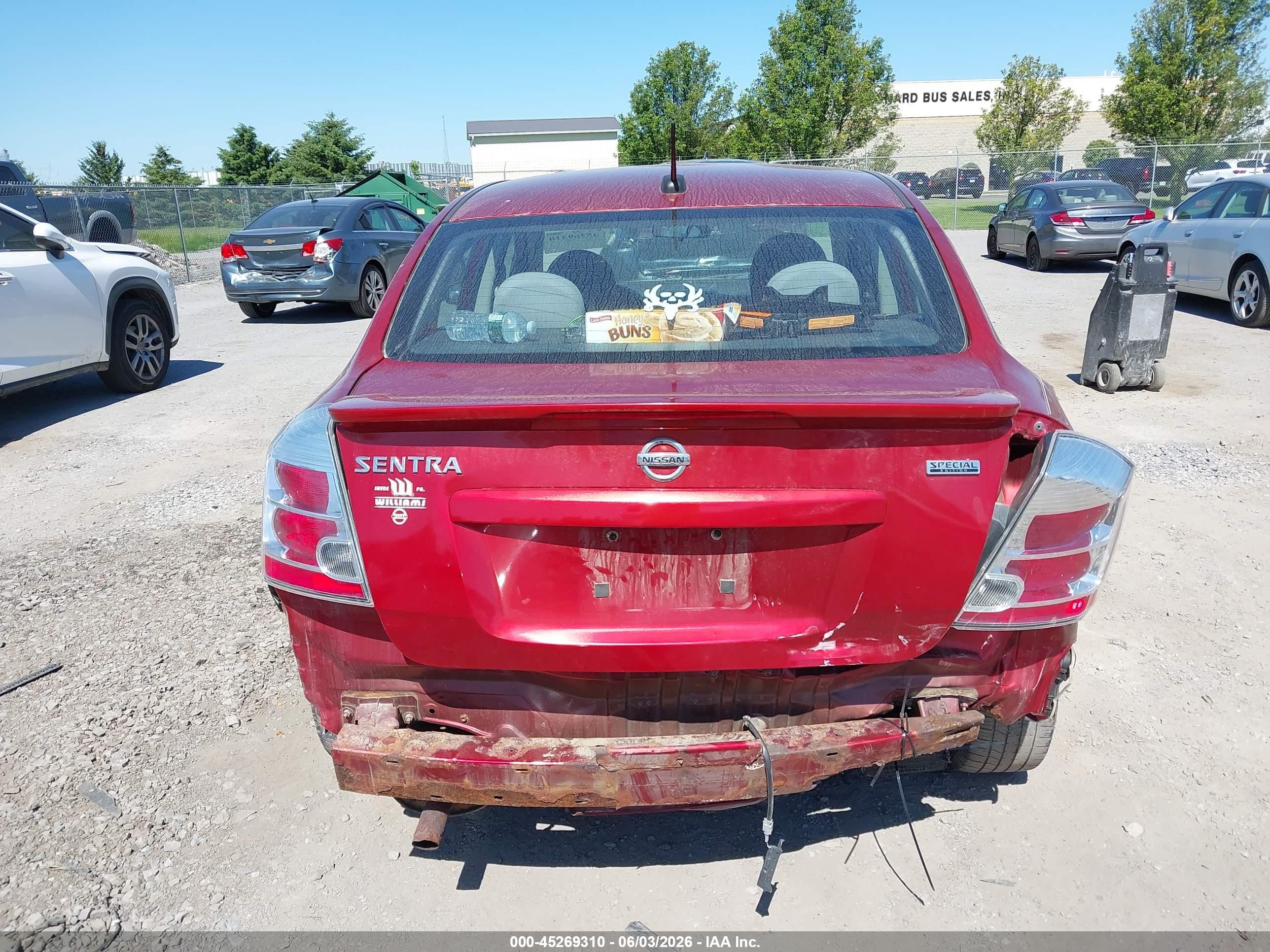 2011 Nissan Sentra 2.0sr Red vin: 3N1AB6AP3BL727039