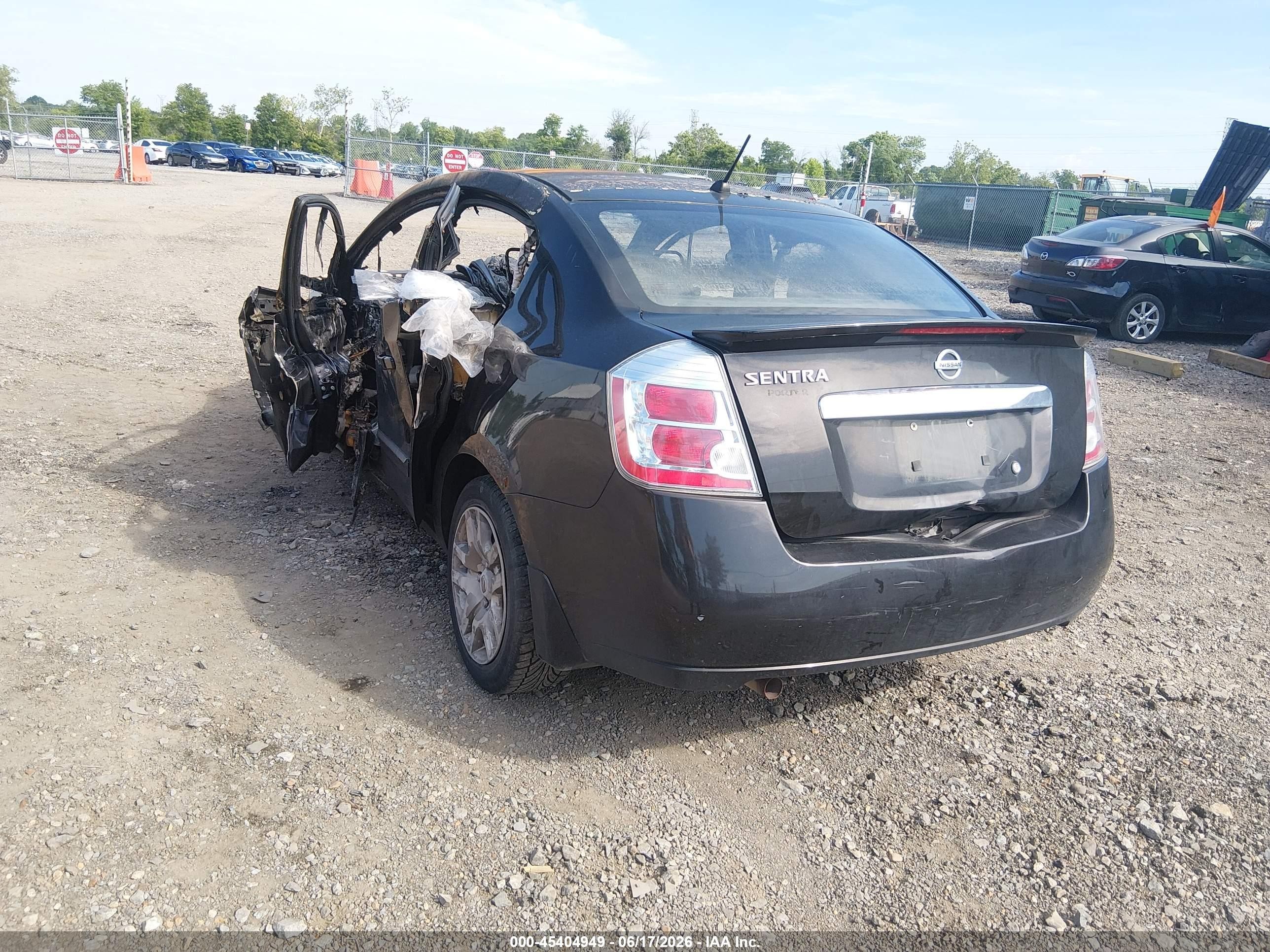 2012 Nissan Sentra 2.0 S Black vin: 3N1AB6AP3CL606612