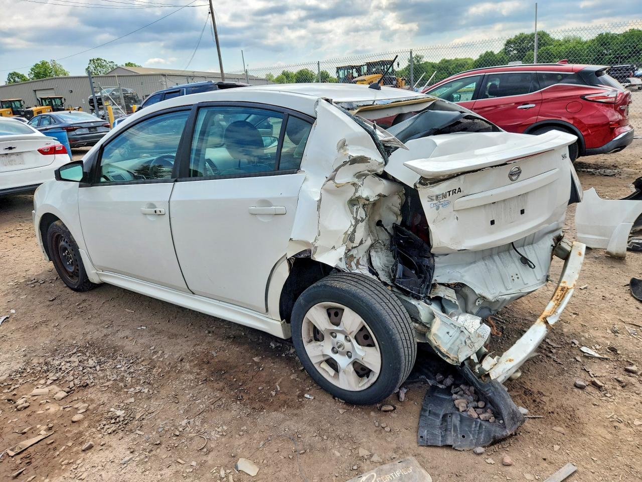 2012 Nissan Sentra 2.0 White vin: 3N1AB6AP3CL610109
