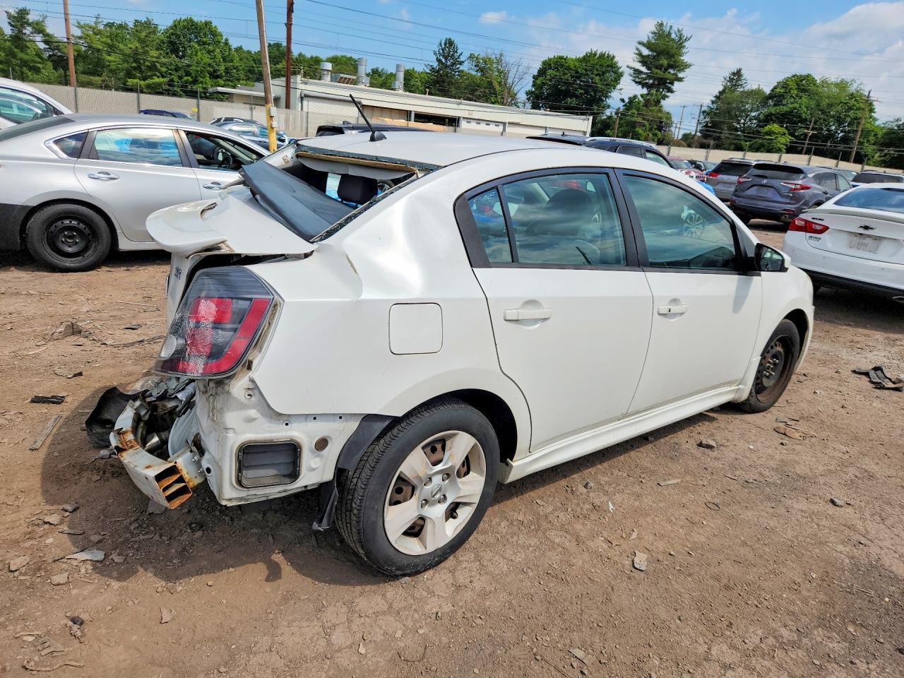 2012 Nissan Sentra 2.0 White vin: 3N1AB6AP3CL610109