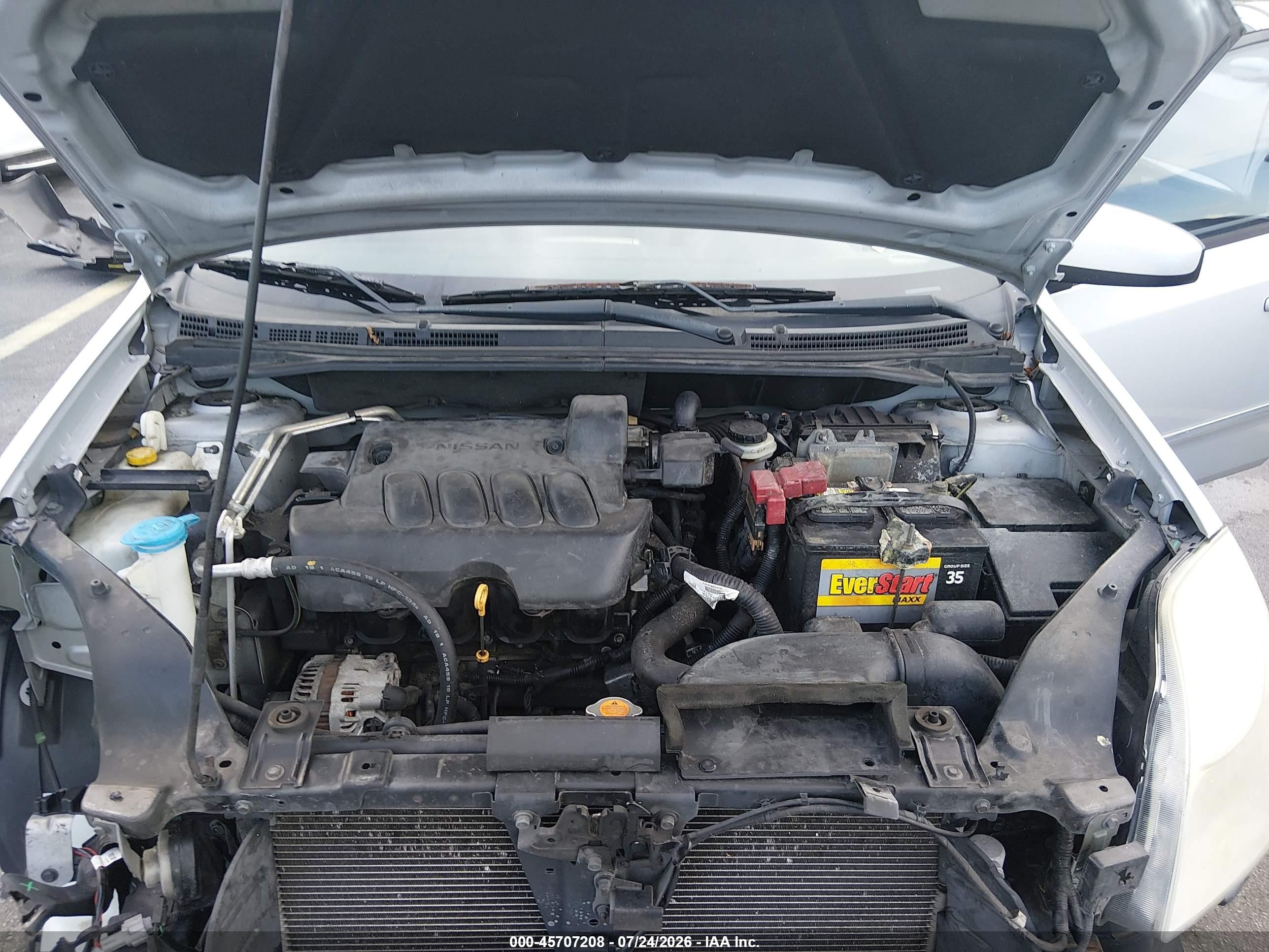 2012 Nissan Sentra 2.0 S Silver vin: 3N1AB6AP3CL612233