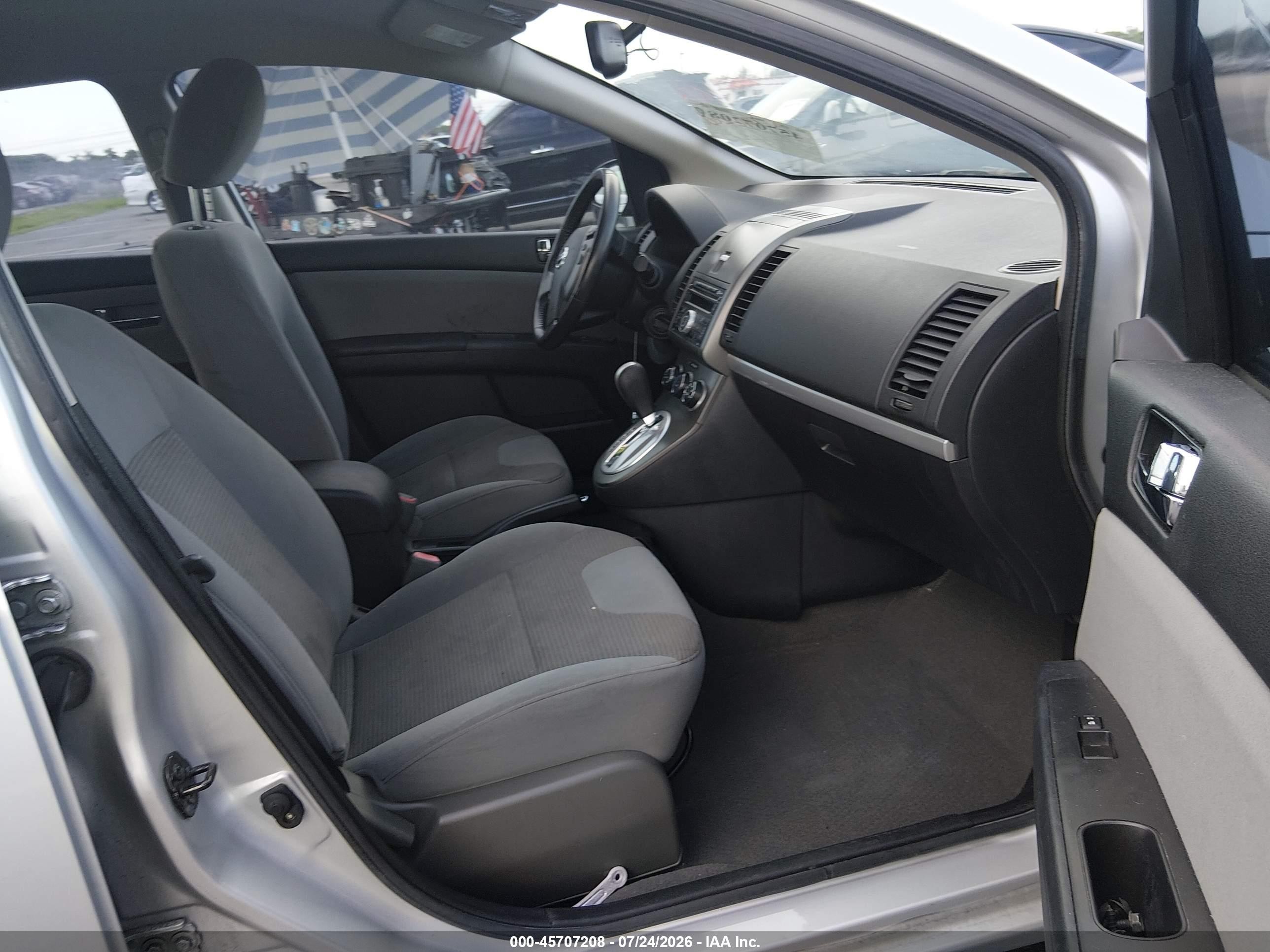 2012 Nissan Sentra 2.0 S Silver vin: 3N1AB6AP3CL612233