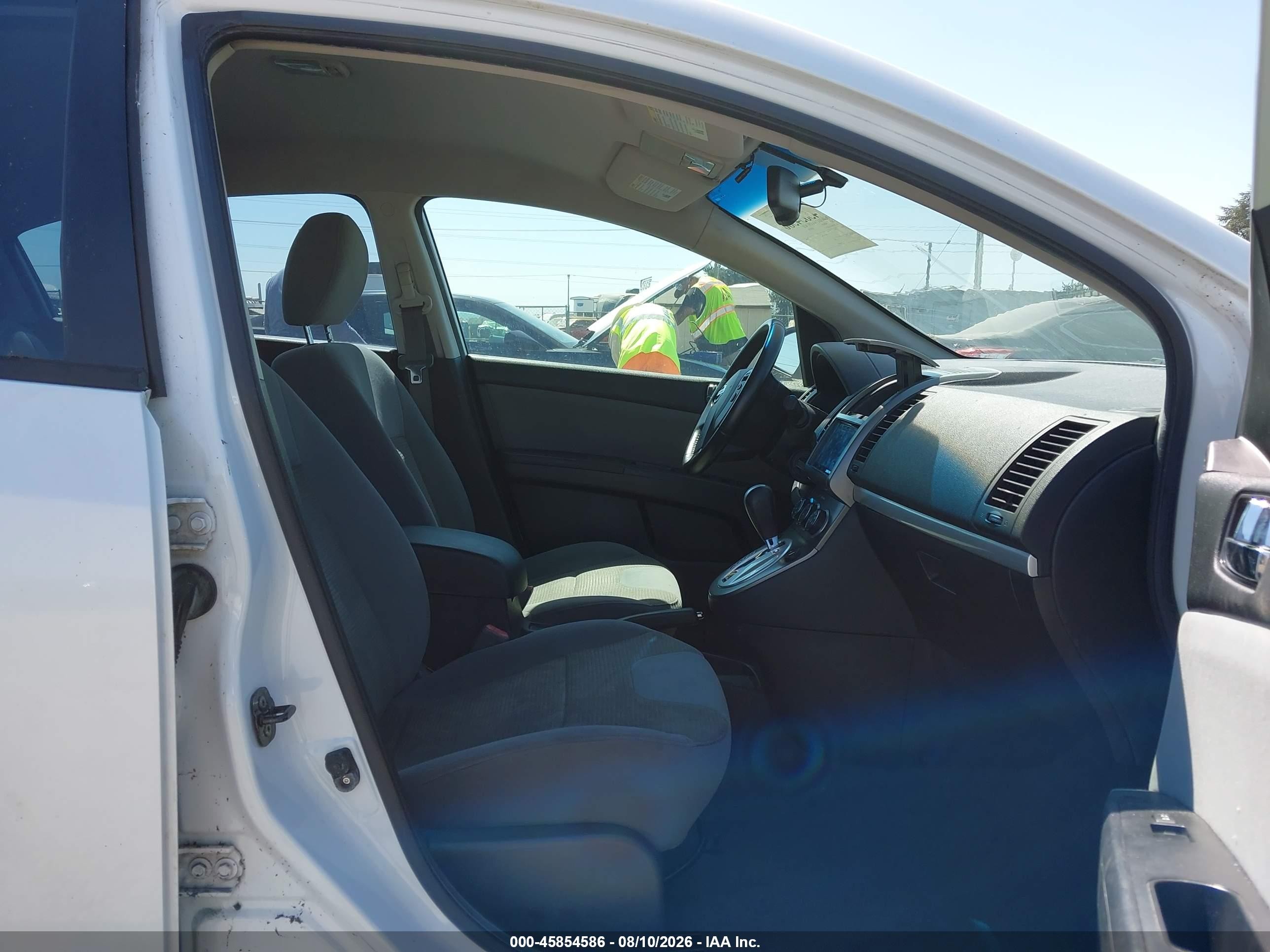 2012 Nissan Sentra 2.0 Sr White vin: 3N1AB6AP3CL622552