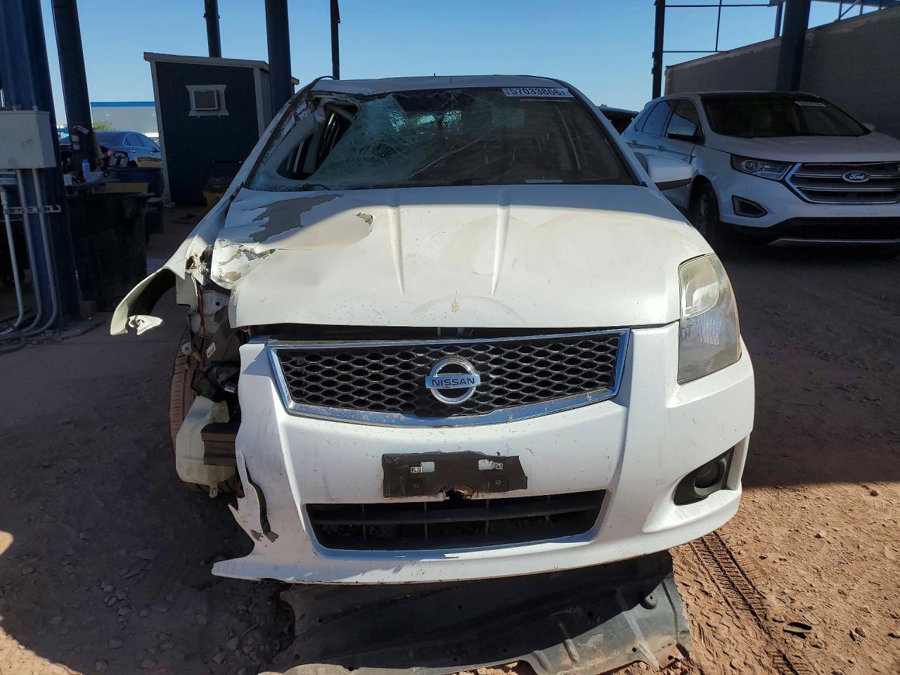 2012 Nissan Sentra 2.0 White vin: 3N1AB6AP3CL622759