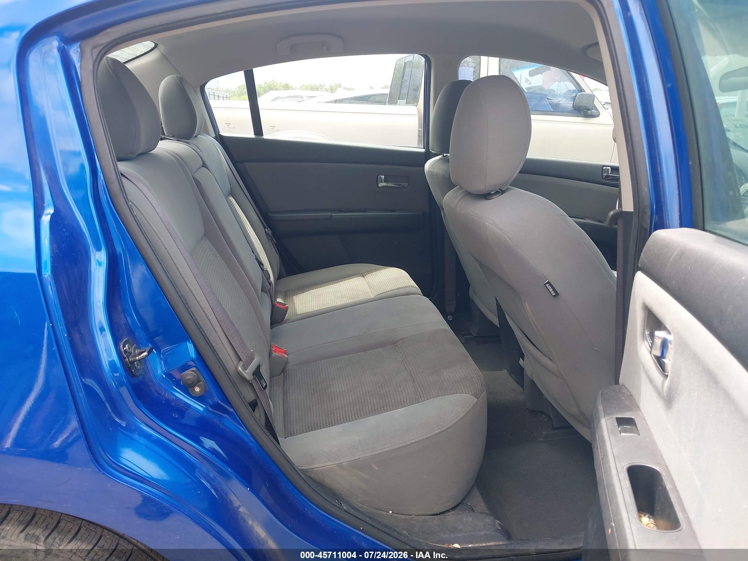 2012 Nissan Sentra 2.0 Sr Blue vin: 3N1AB6AP3CL637665