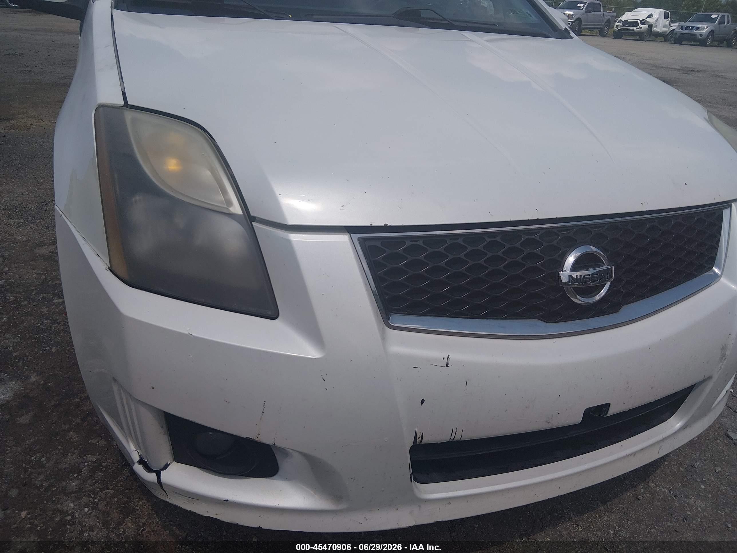2012 Nissan Sentra 2.0 Sr White vin: 3N1AB6AP3CL644812