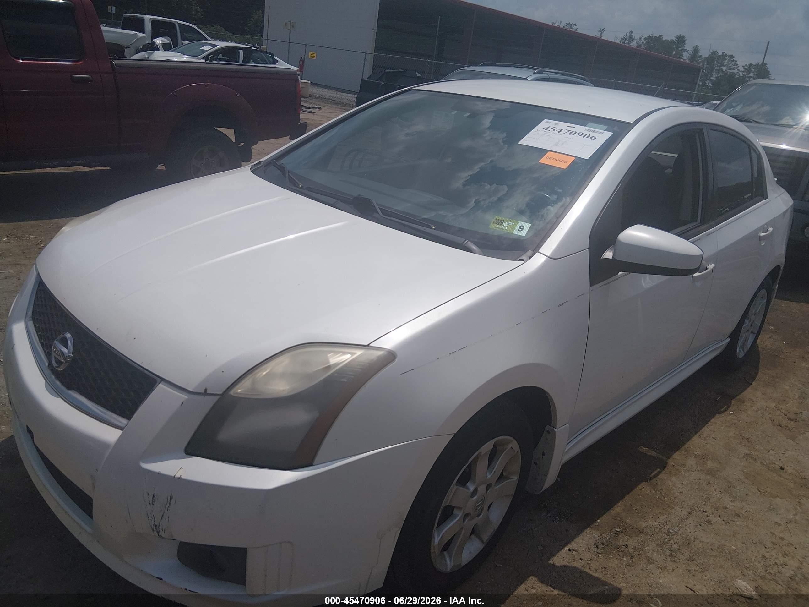 2012 Nissan Sentra 2.0 Sr White vin: 3N1AB6AP3CL644812