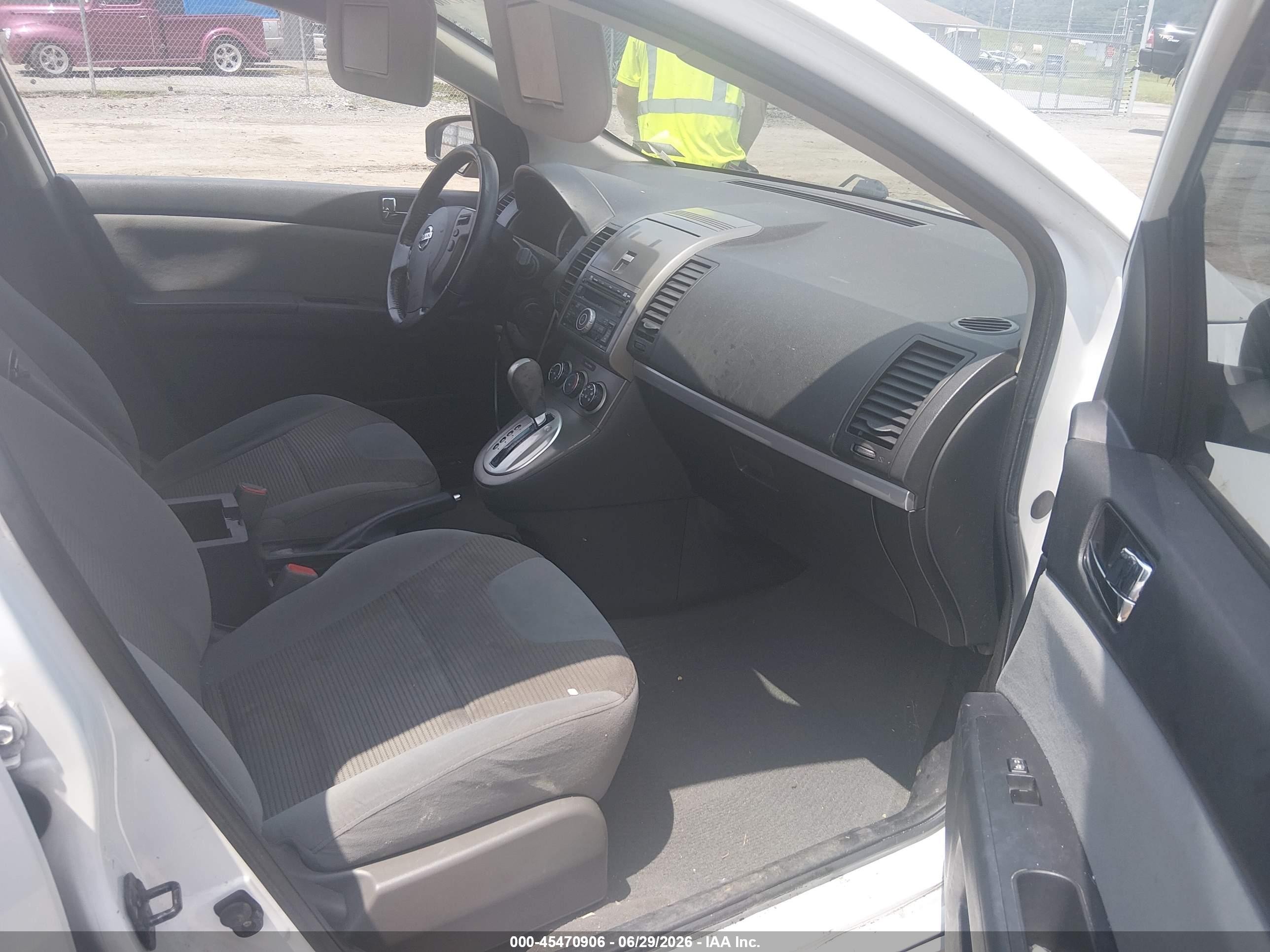 2012 Nissan Sentra 2.0 Sr White vin: 3N1AB6AP3CL644812