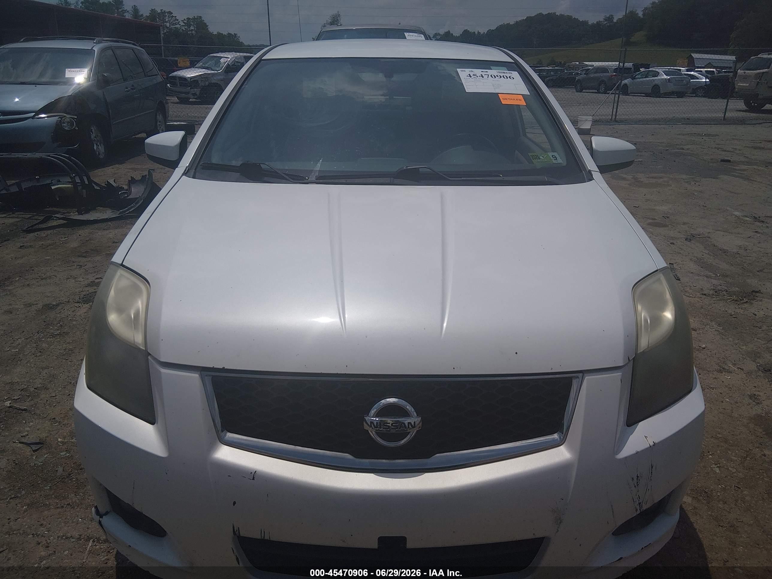 2012 Nissan Sentra 2.0 Sr White vin: 3N1AB6AP3CL644812