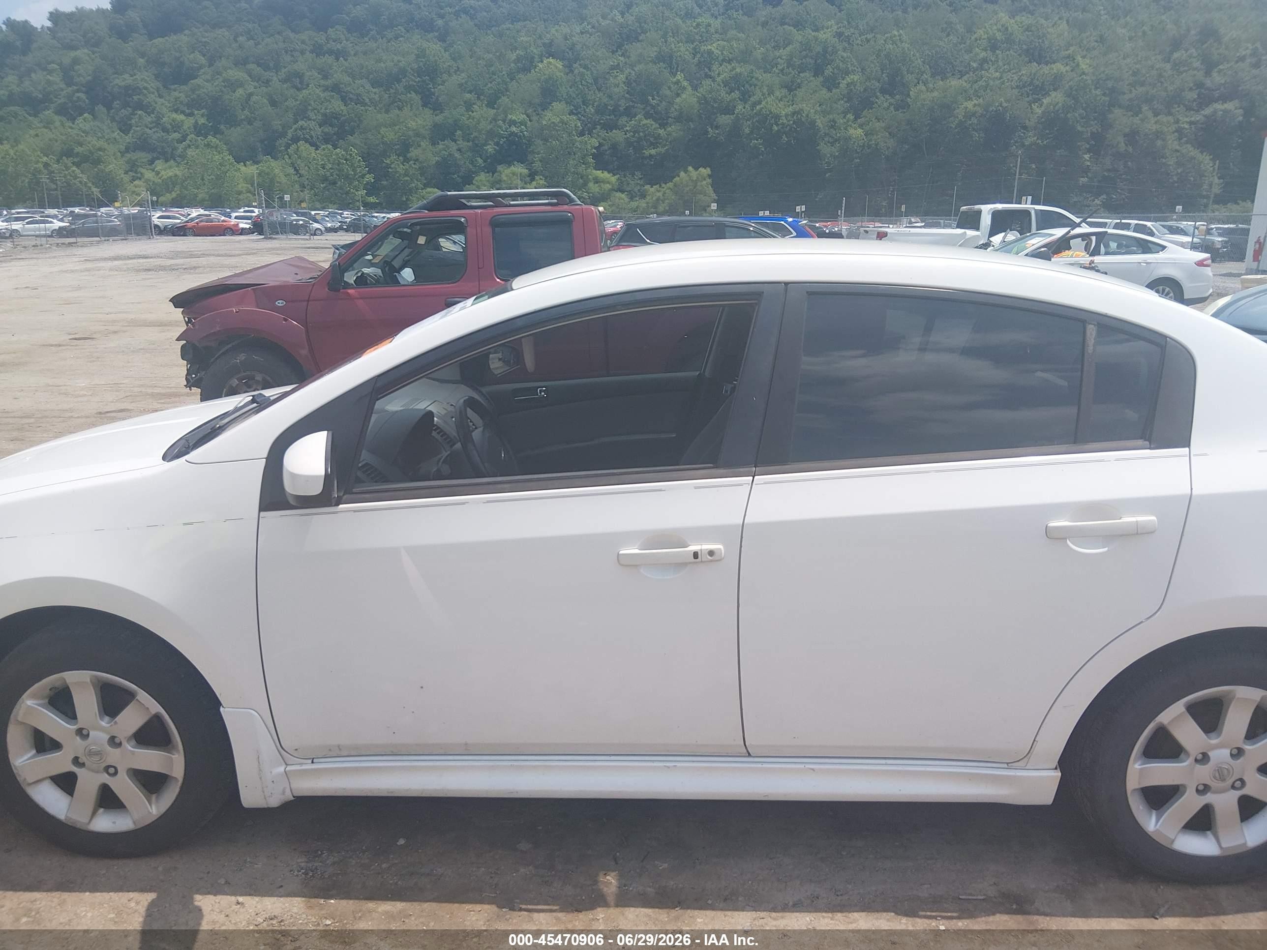 2012 Nissan Sentra 2.0 Sr White vin: 3N1AB6AP3CL644812