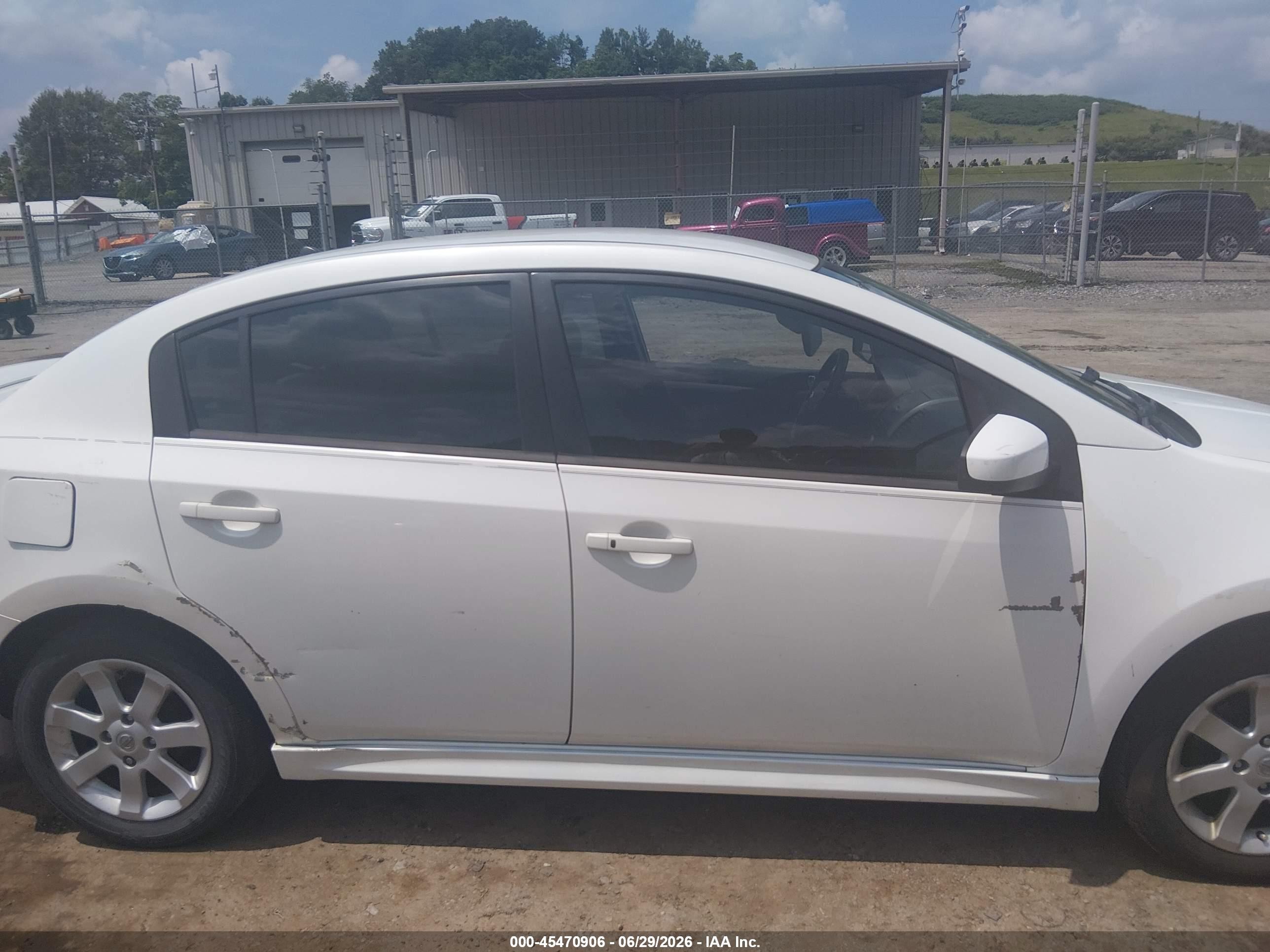 2012 Nissan Sentra 2.0 Sr White vin: 3N1AB6AP3CL644812