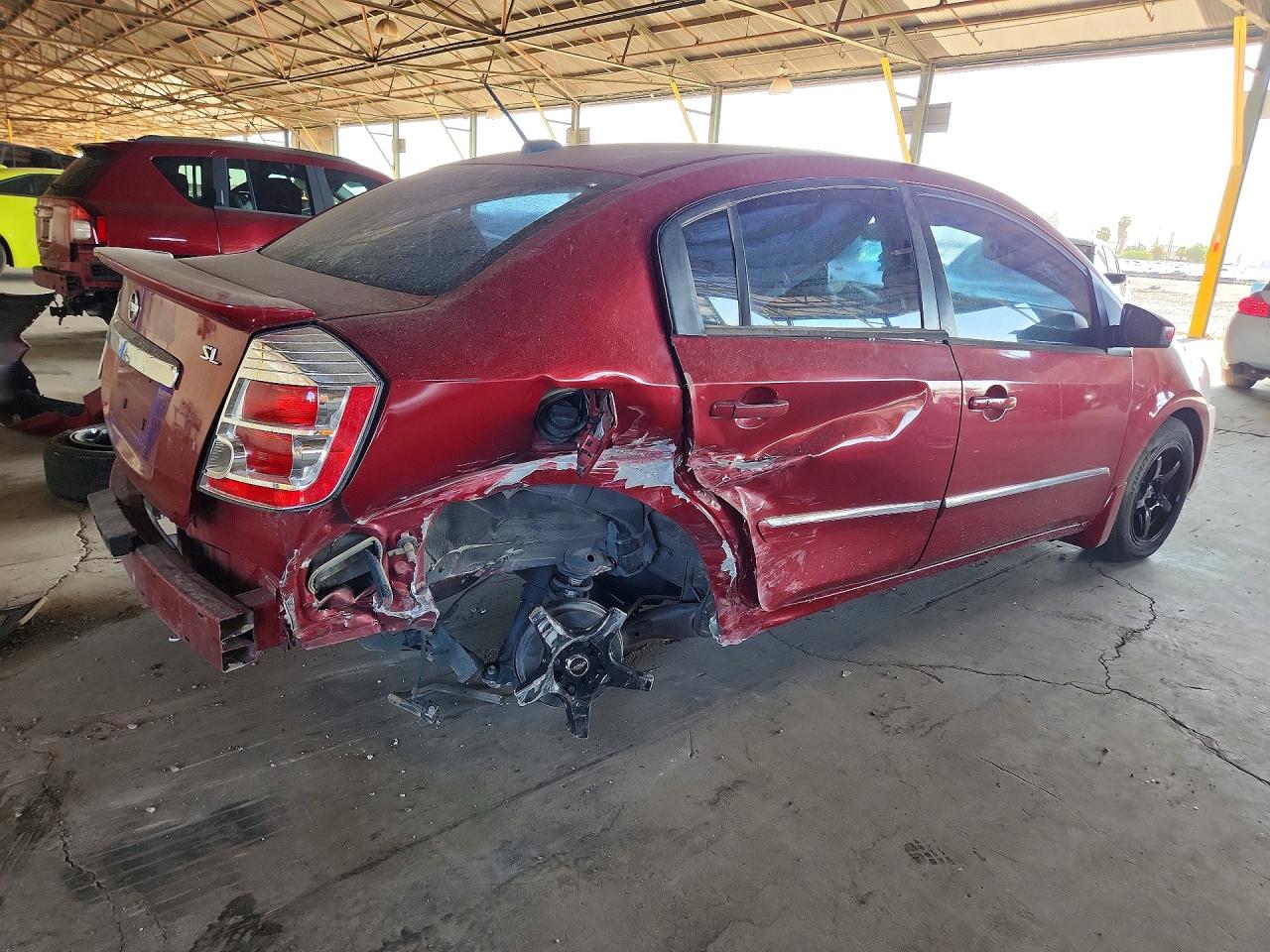 2012 Nissan Sentra 2.0 Maroon vin: 3N1AB6AP3CL647824