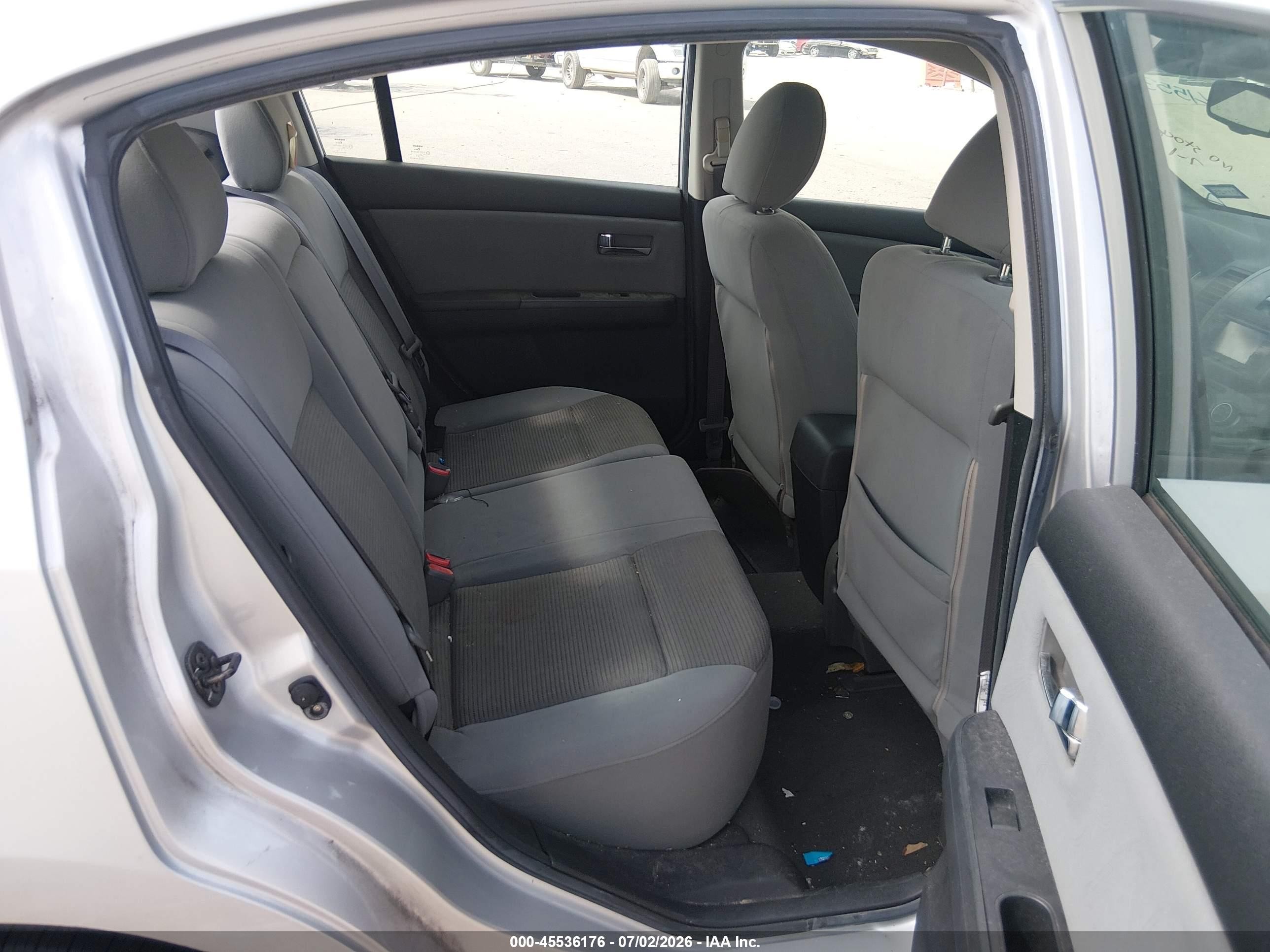 2012 Nissan Sentra 2.0 Sr Silver vin: 3N1AB6AP3CL648634