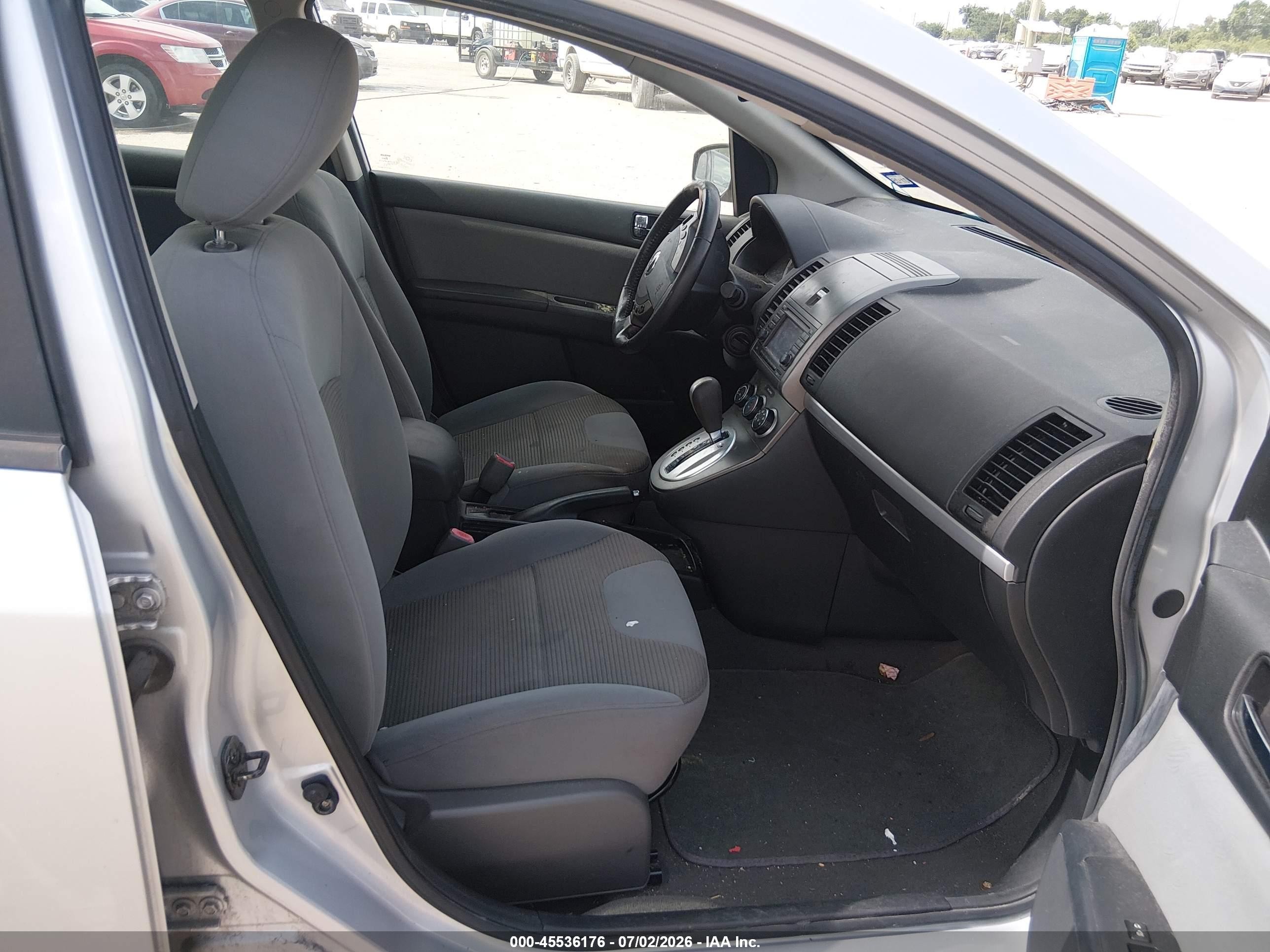 2012 Nissan Sentra 2.0 Sr Silver vin: 3N1AB6AP3CL648634