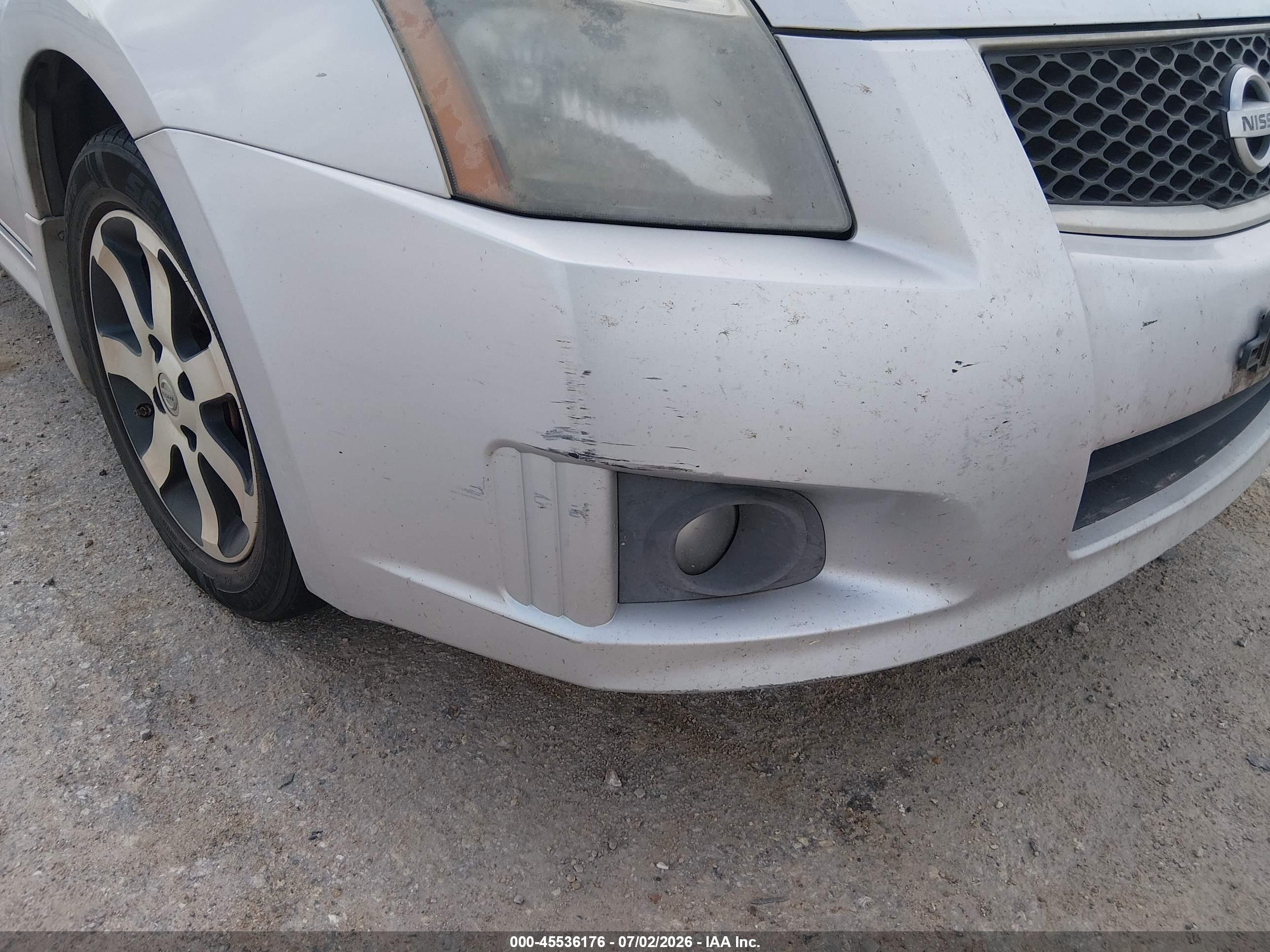 2012 Nissan Sentra 2.0 Sr Silver vin: 3N1AB6AP3CL648634