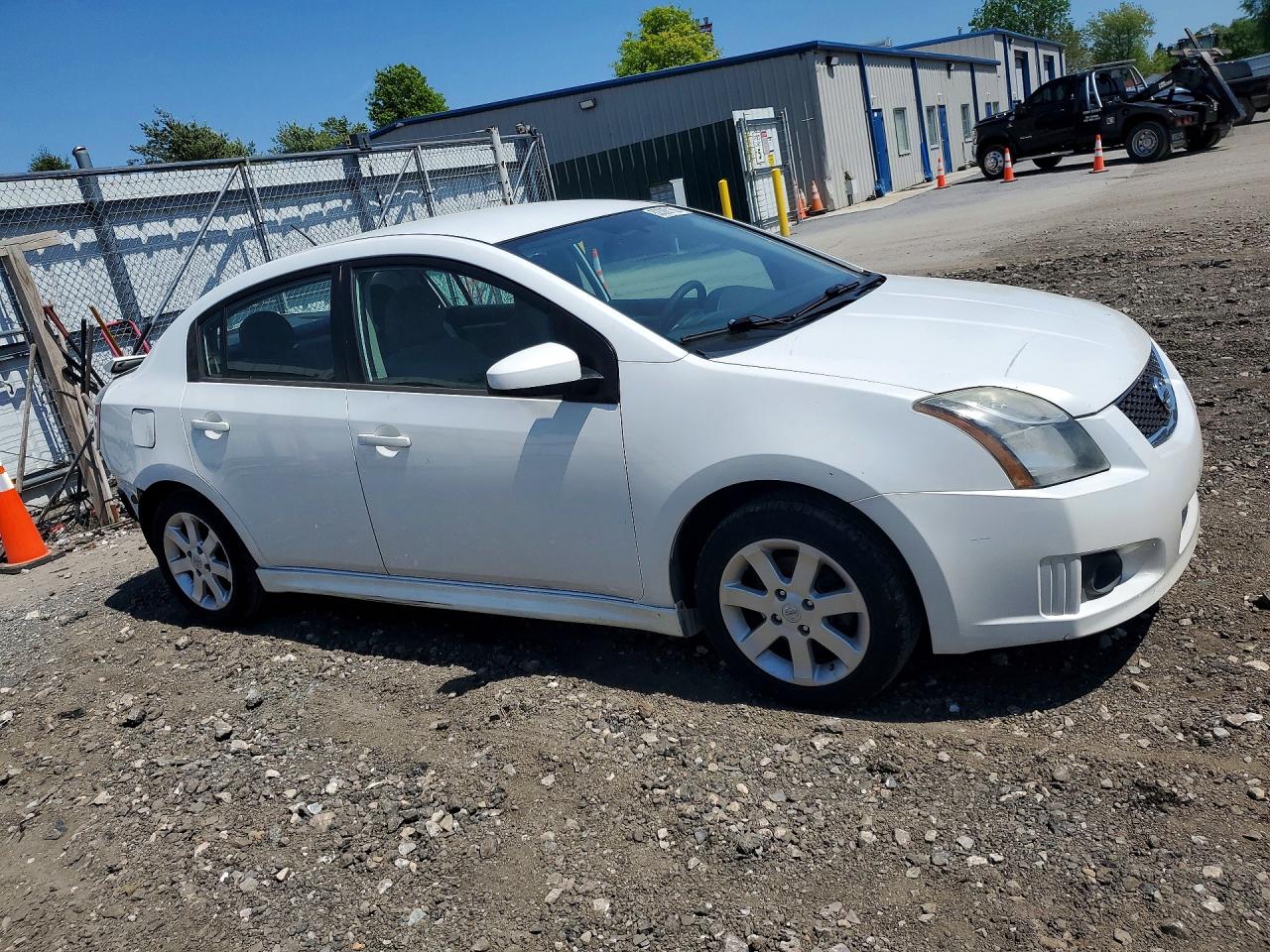 2012 Nissan Sentra 2.0 White vin: 3N1AB6AP3CL650268