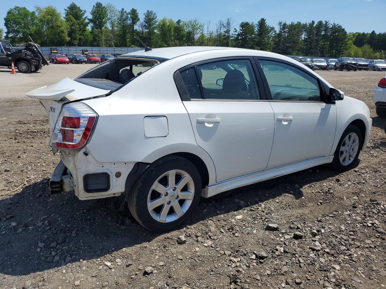 2012 Nissan Sentra 2.0 White vin: 3N1AB6AP3CL650268