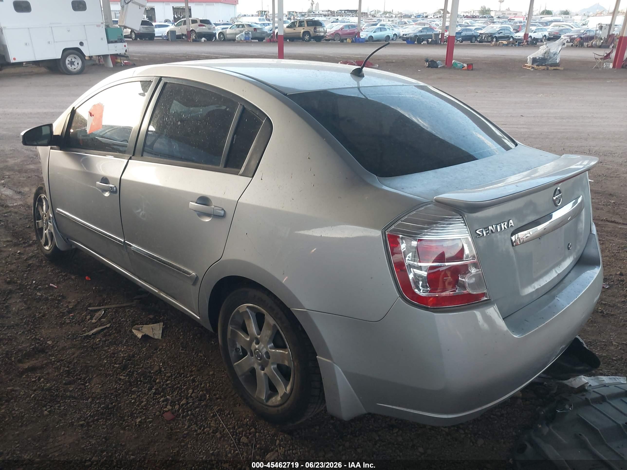 2012 Nissan Sentra 2.0 S Серый vin: 3N1AB6AP3CL679026