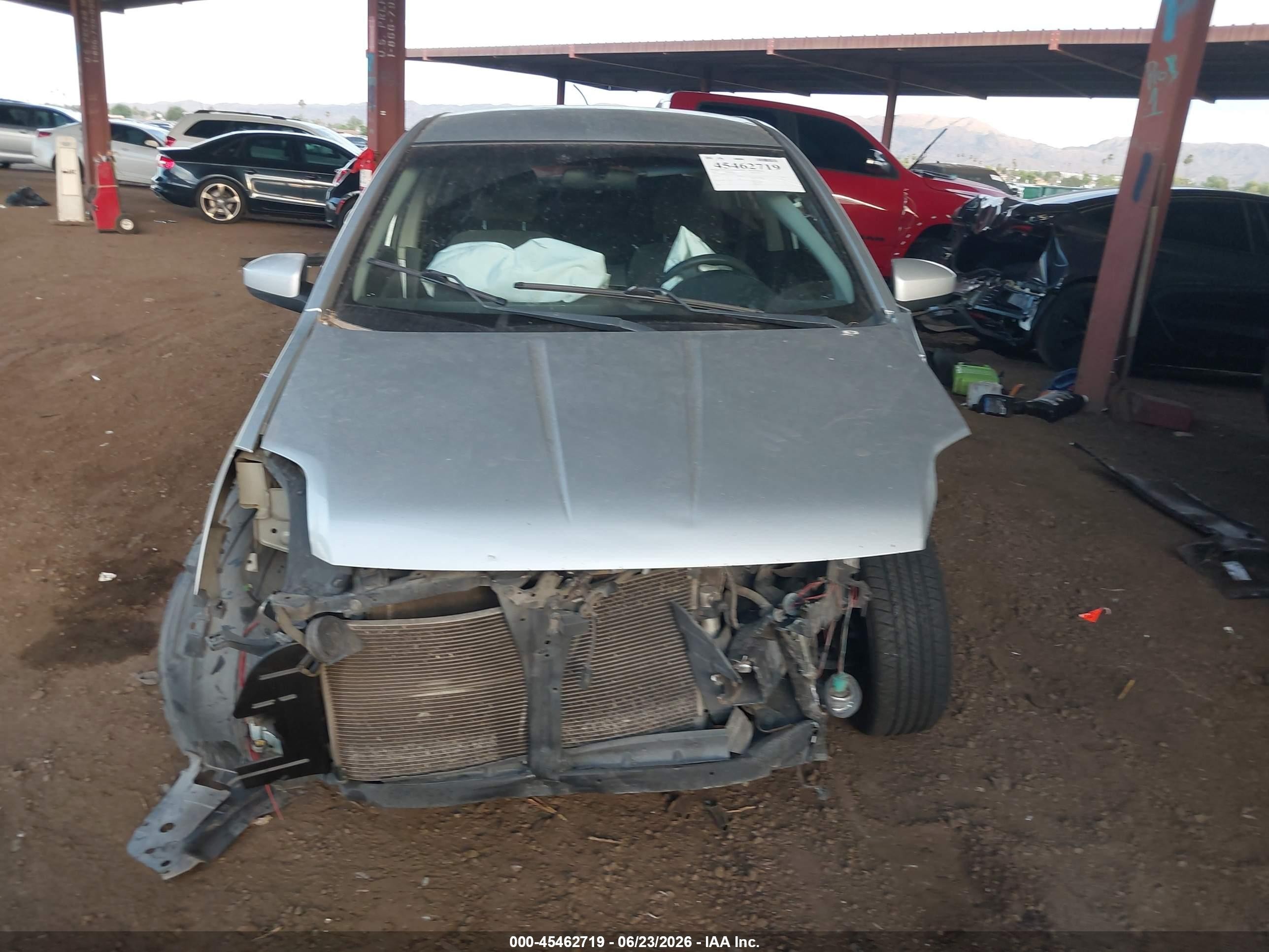 2012 Nissan Sentra 2.0 S Серый vin: 3N1AB6AP3CL679026