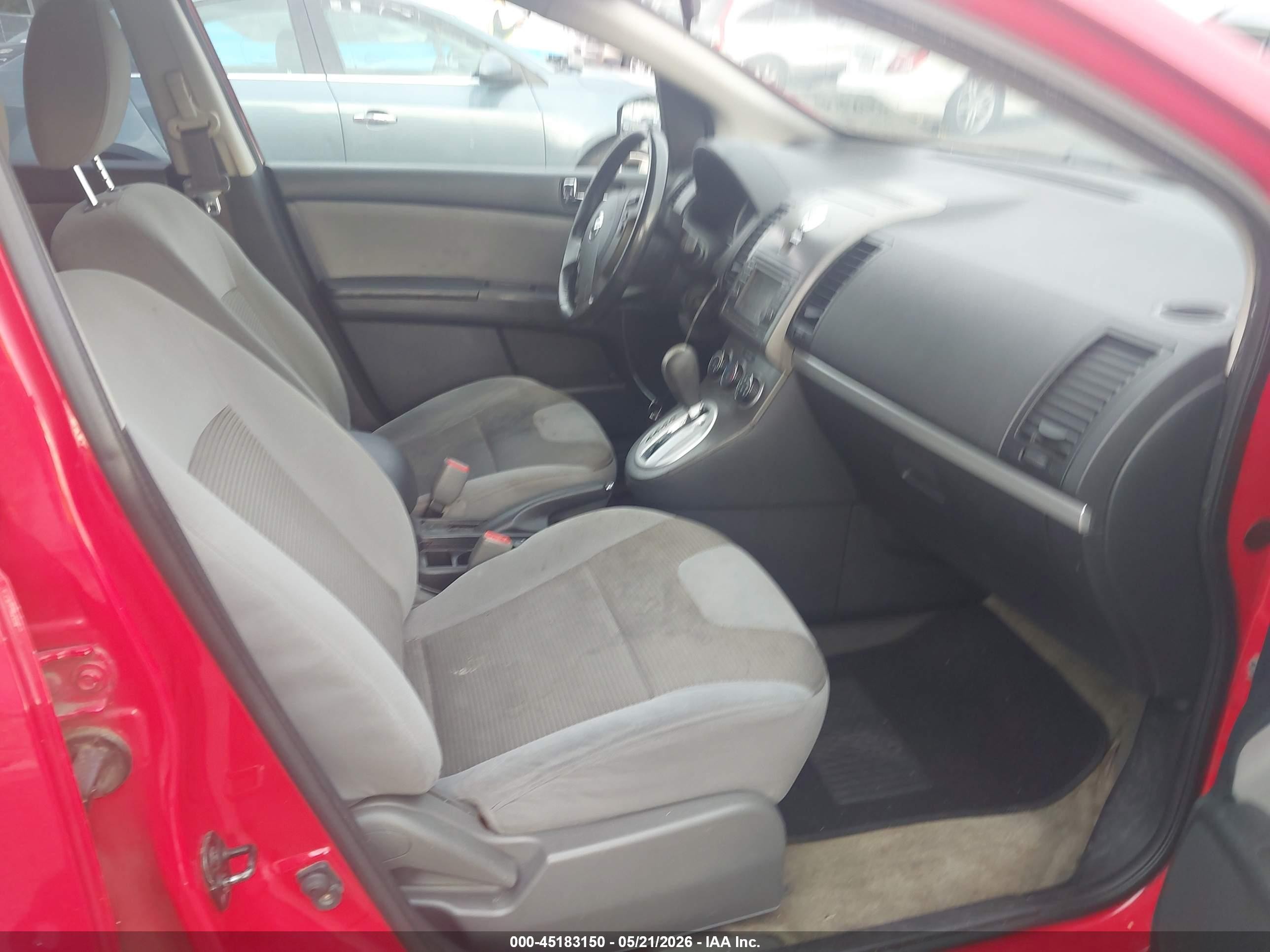 2012 Nissan Sentra 2.0 Sr Red vin: 3N1AB6AP3CL685991