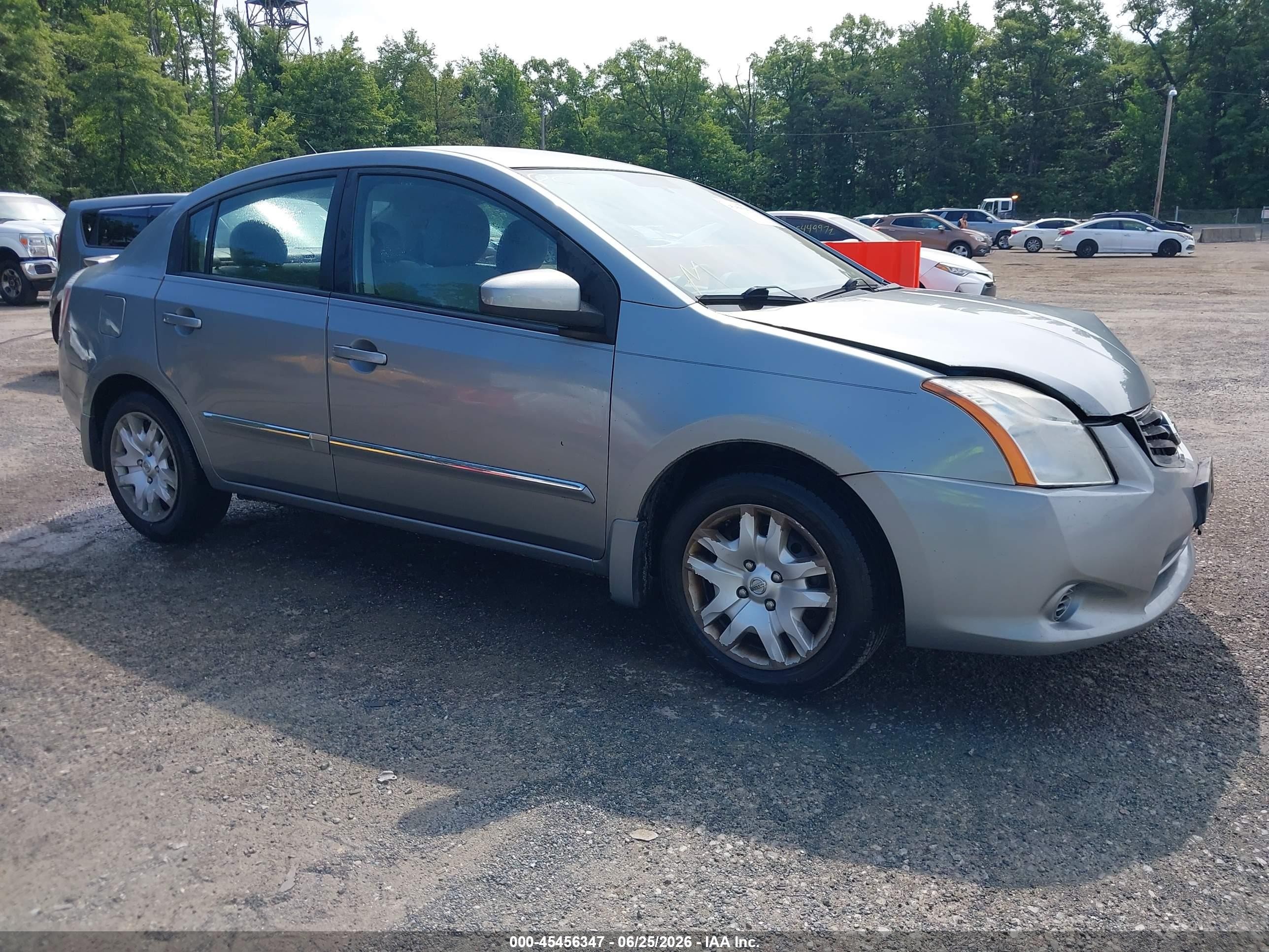 2012 Nissan Sentra 2.0 S Gray vin: 3N1AB6AP3CL686736