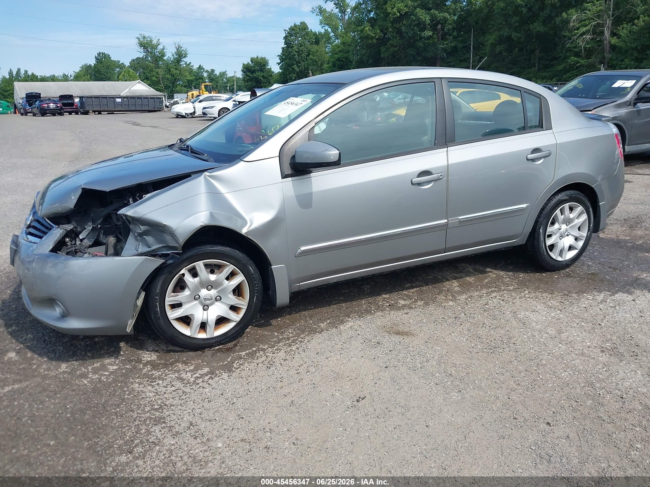 2012 Nissan Sentra 2.0 S Gray vin: 3N1AB6AP3CL686736