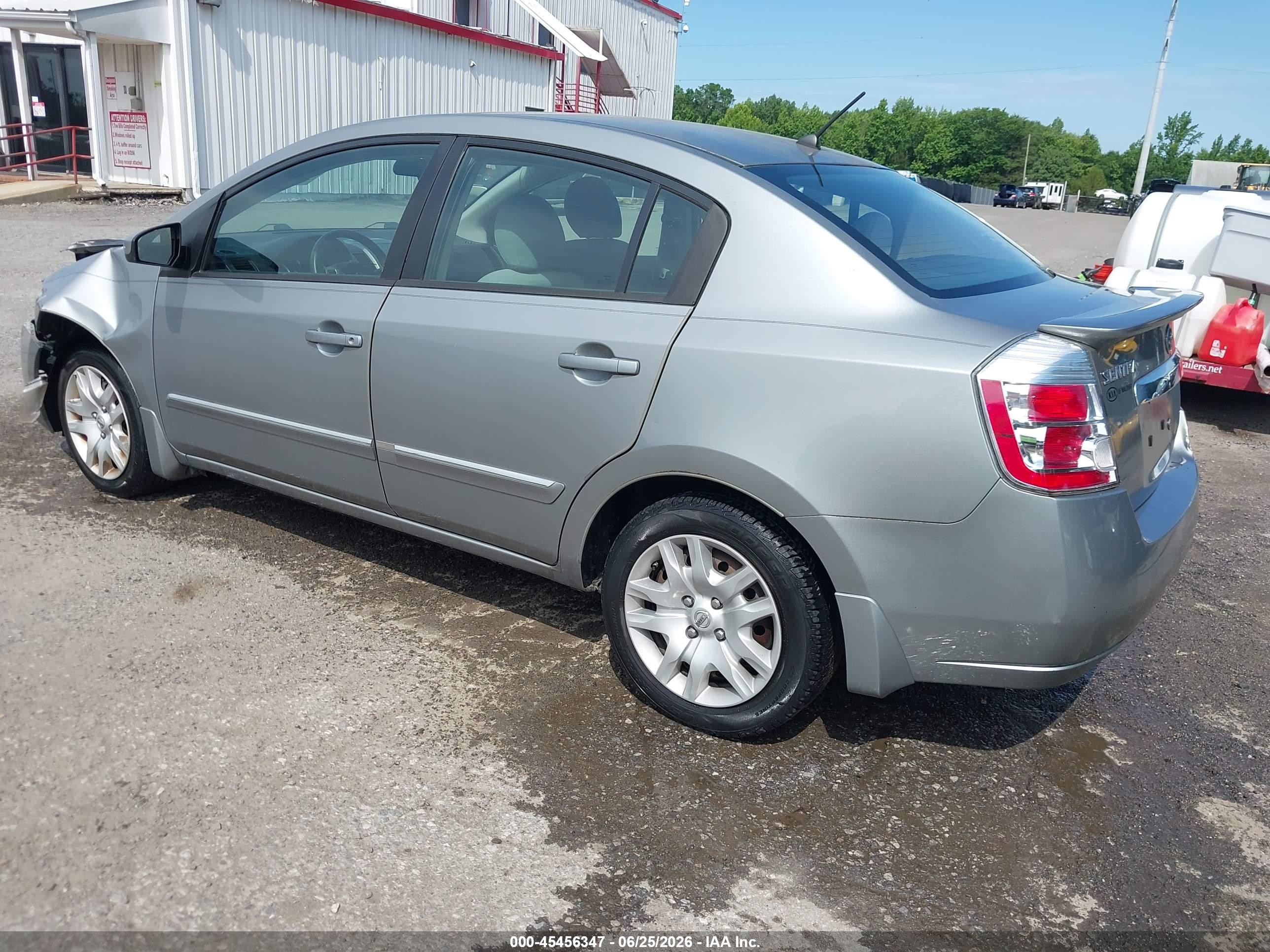 2012 Nissan Sentra 2.0 S Gray vin: 3N1AB6AP3CL686736