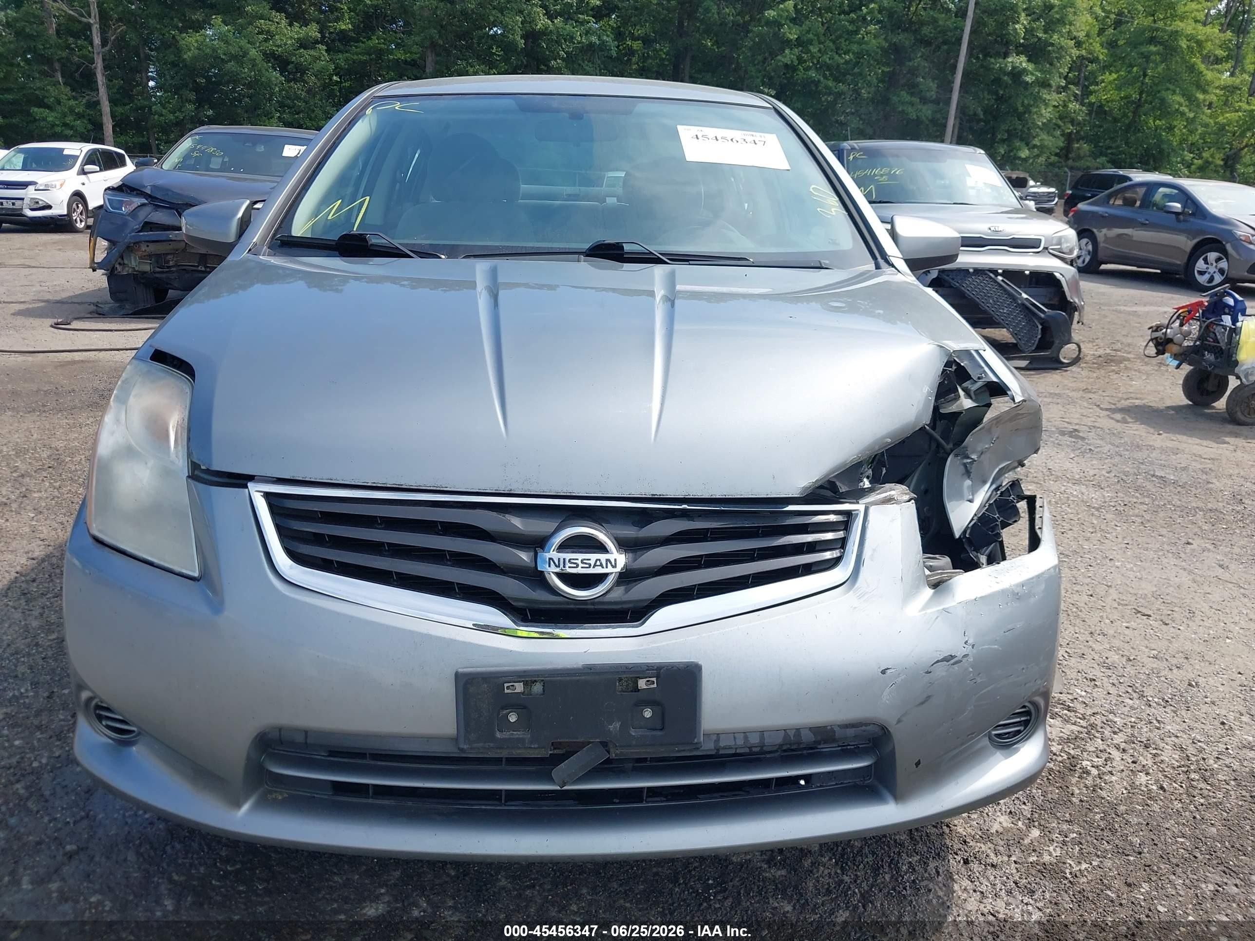 2012 Nissan Sentra 2.0 S Gray vin: 3N1AB6AP3CL686736