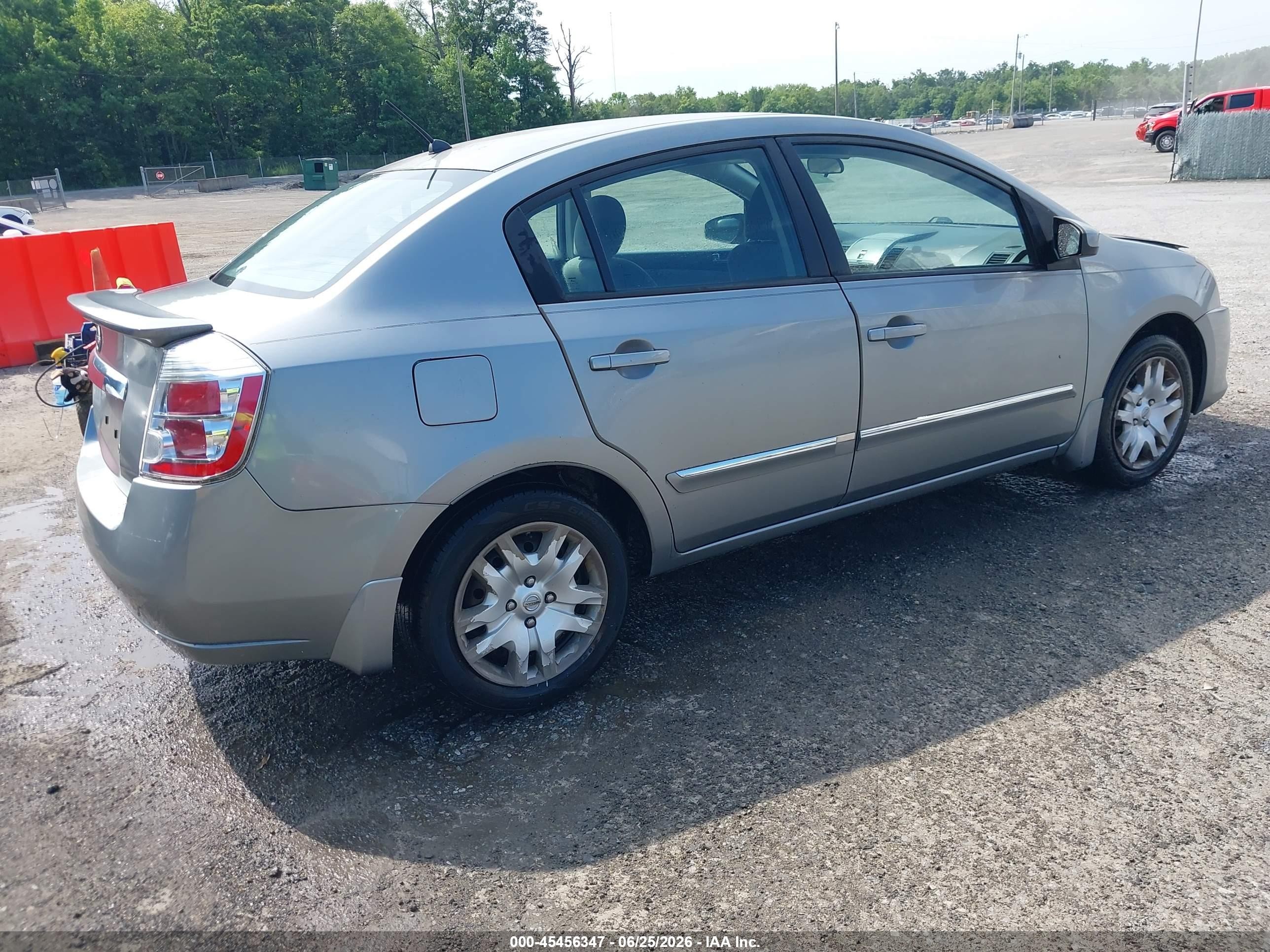 2012 Nissan Sentra 2.0 S Gray vin: 3N1AB6AP3CL686736