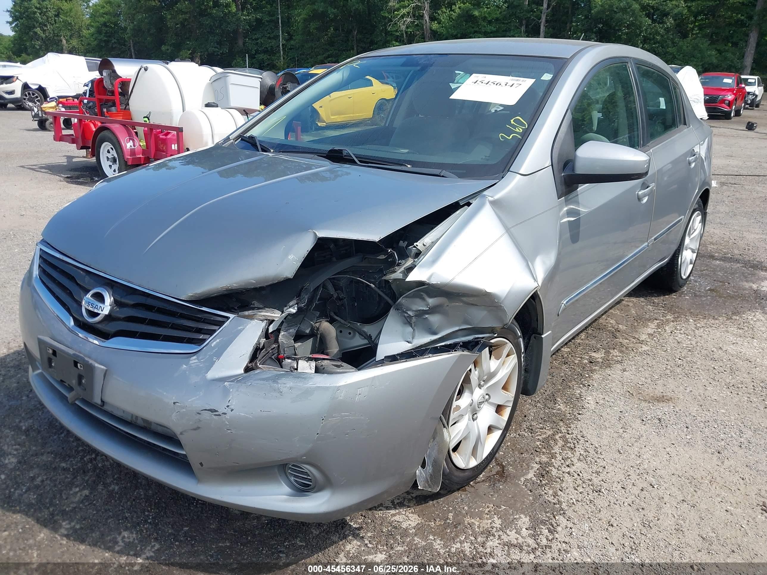 2012 Nissan Sentra 2.0 S Gray vin: 3N1AB6AP3CL686736