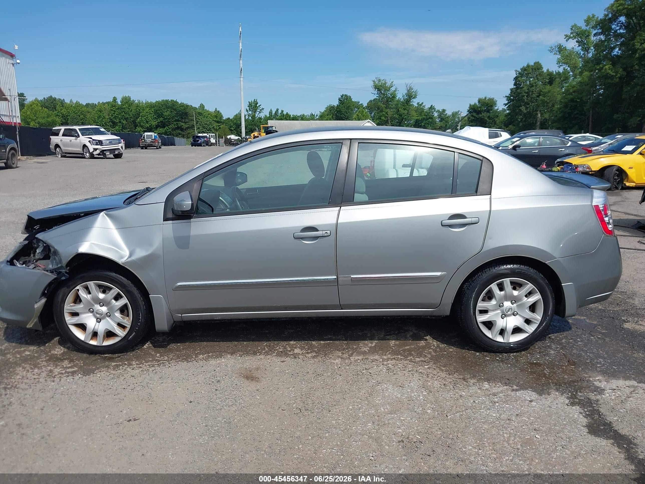 2012 Nissan Sentra 2.0 S Gray vin: 3N1AB6AP3CL686736