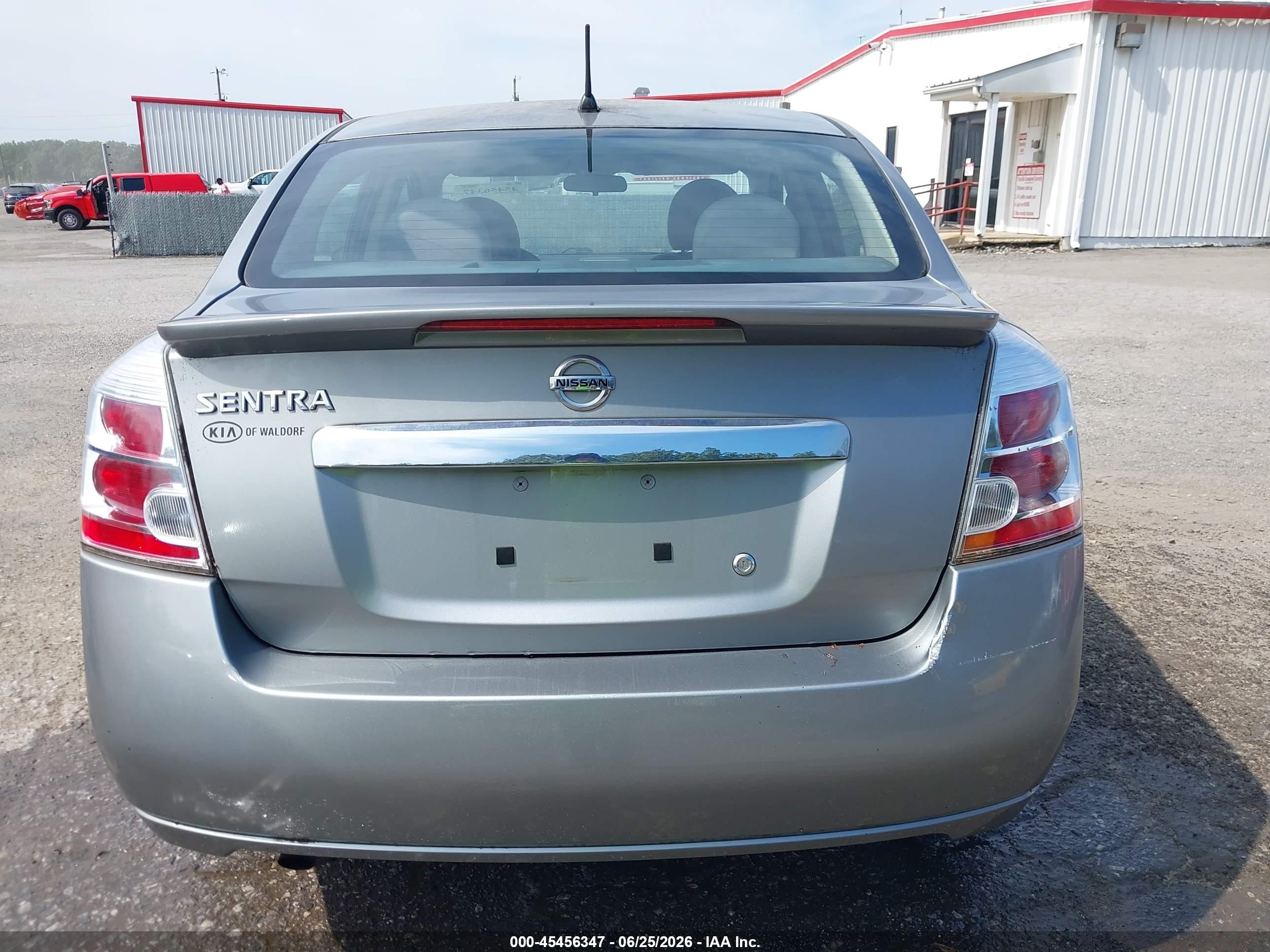2012 Nissan Sentra 2.0 S Gray vin: 3N1AB6AP3CL686736