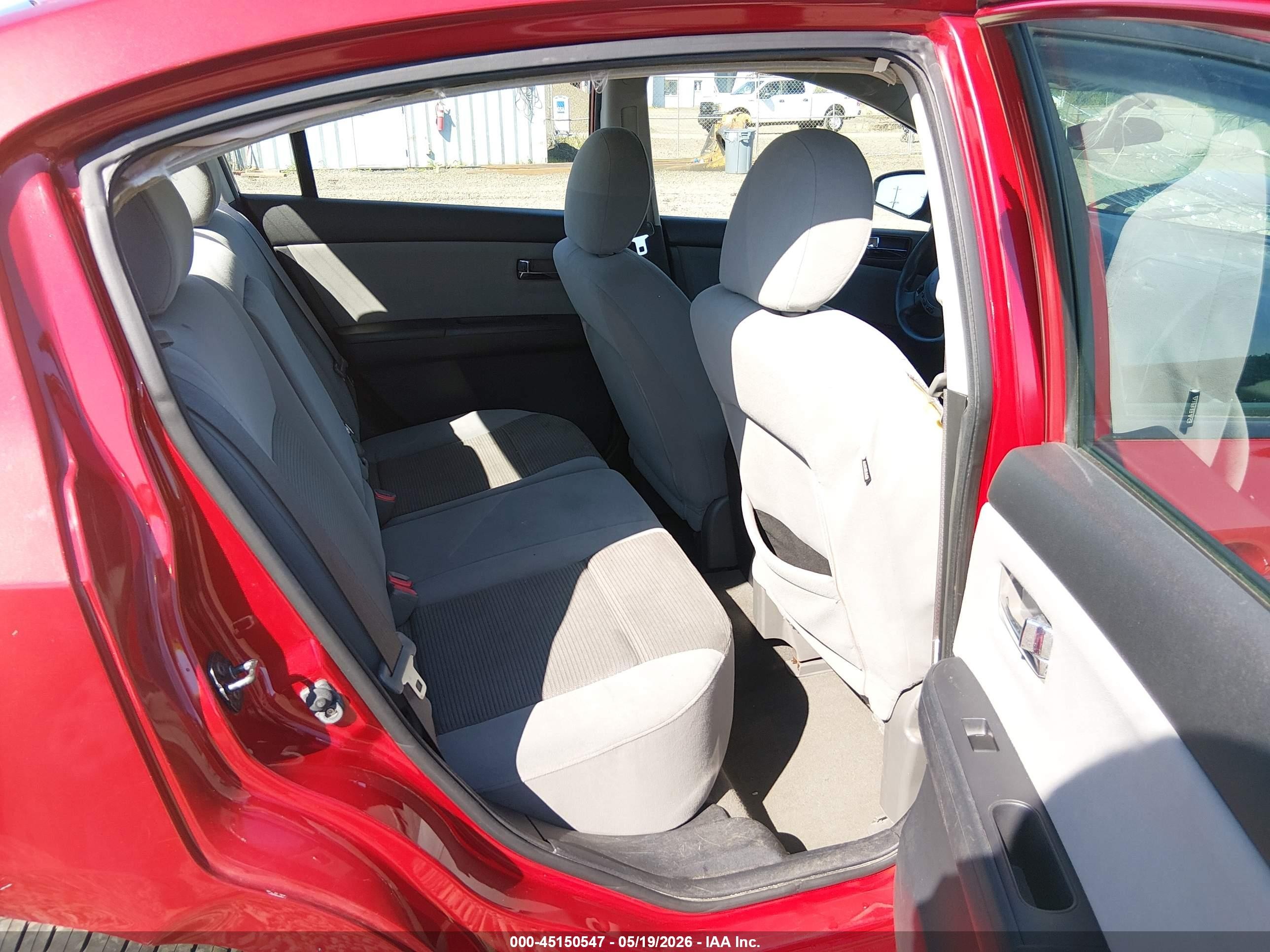 2012 Nissan Sentra 2.0 S Red vin: 3N1AB6AP3CL688437