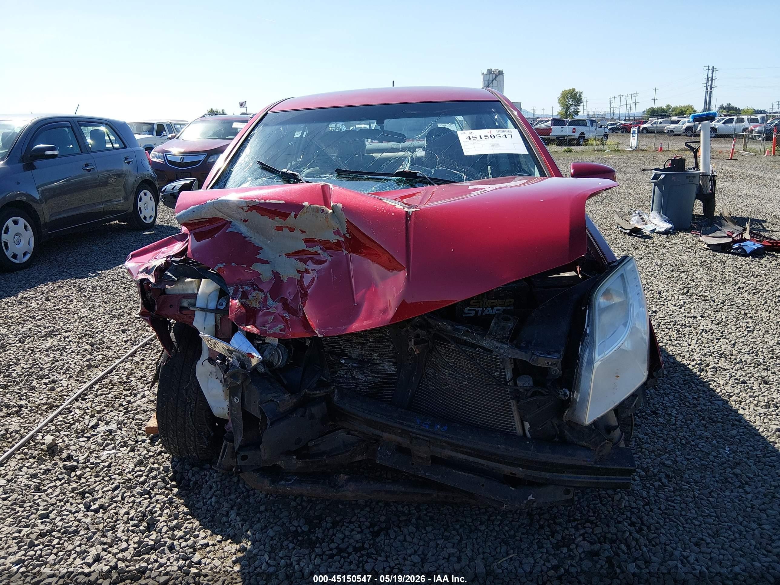2012 Nissan Sentra 2.0 S Red vin: 3N1AB6AP3CL688437
