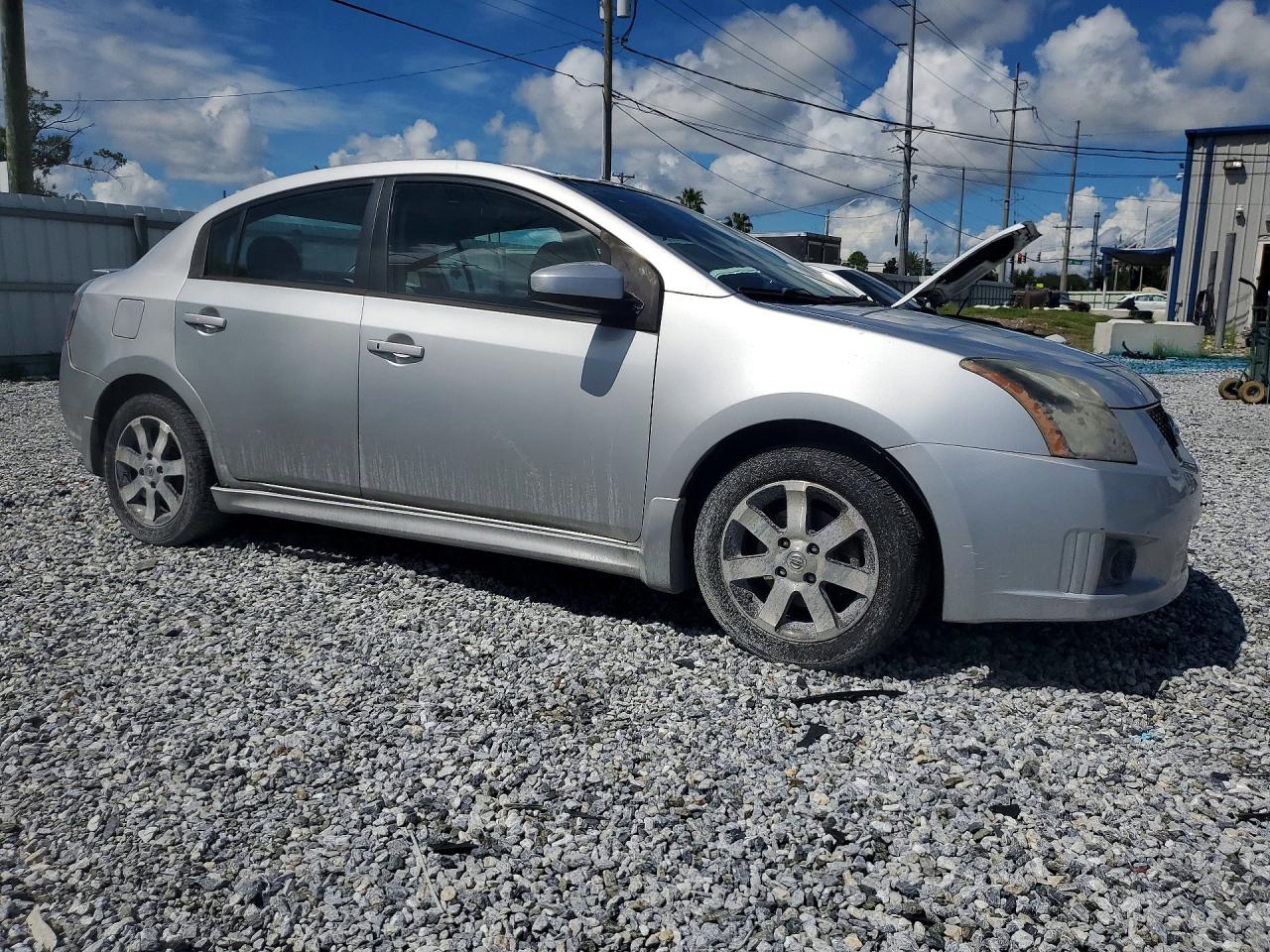 2012 Nissan Sentra 2.0 Silver vin: 3N1AB6AP3CL696618