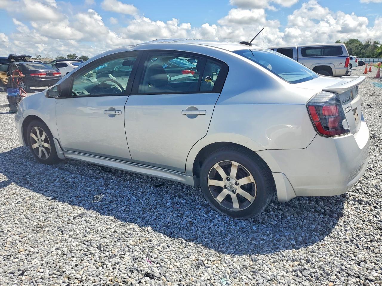 2012 Nissan Sentra 2.0 Silver vin: 3N1AB6AP3CL696618