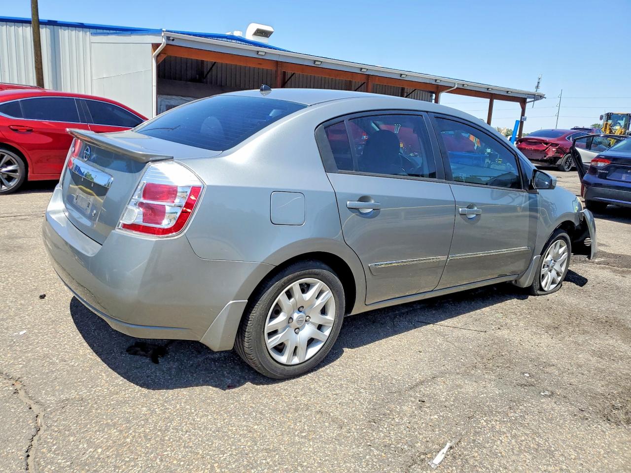 2012 Nissan Sentra Silver vin: 3N1AB6AP3CL698756