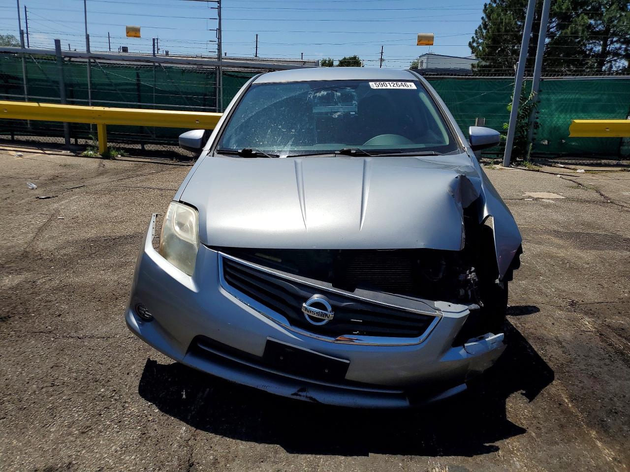 2012 Nissan Sentra Silver vin: 3N1AB6AP3CL698756