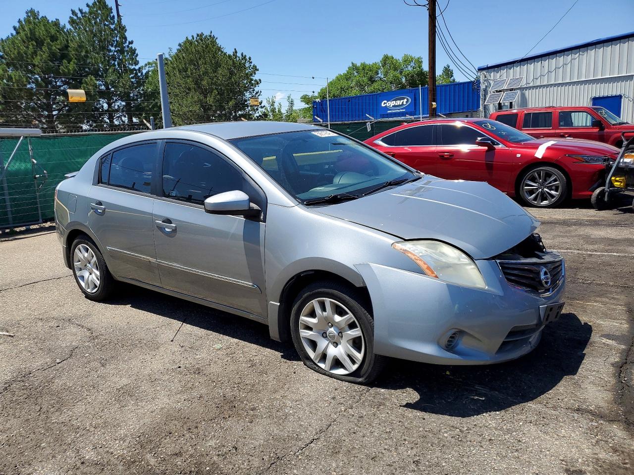 2012 Nissan Sentra Silver vin: 3N1AB6AP3CL698756
