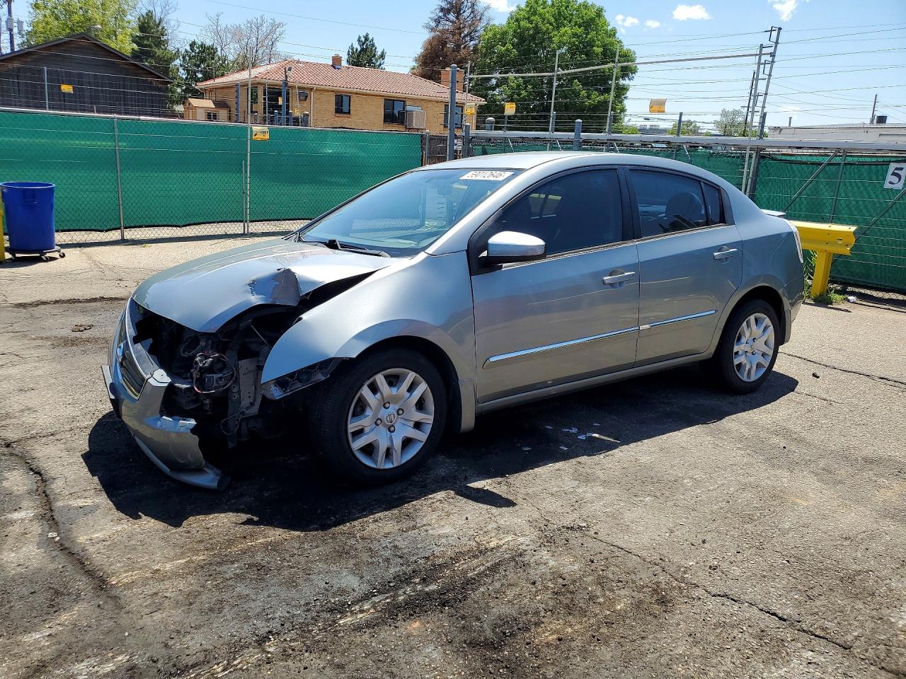 2012 Nissan Sentra Silver vin: 3N1AB6AP3CL698756